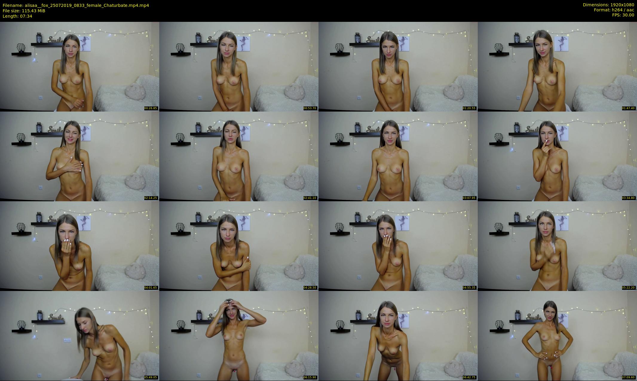 alisaa__fox — 8 minute Chaturbate female cam show recording, 1080p, Jul 25, 2019