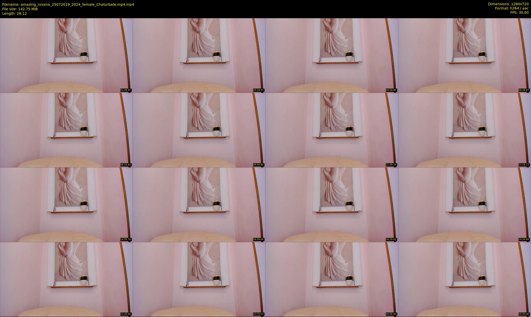 amazing_roxana — 29 minute Chaturbate female cam show recording, 720p, Jul 25, 2019