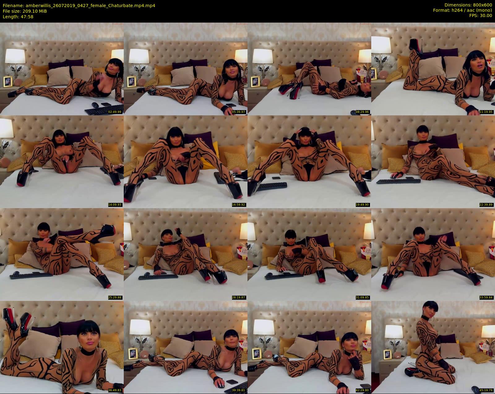 amberwillis — 48 minute Chaturbate female cam show recording, 480p, Jul 26, 2019