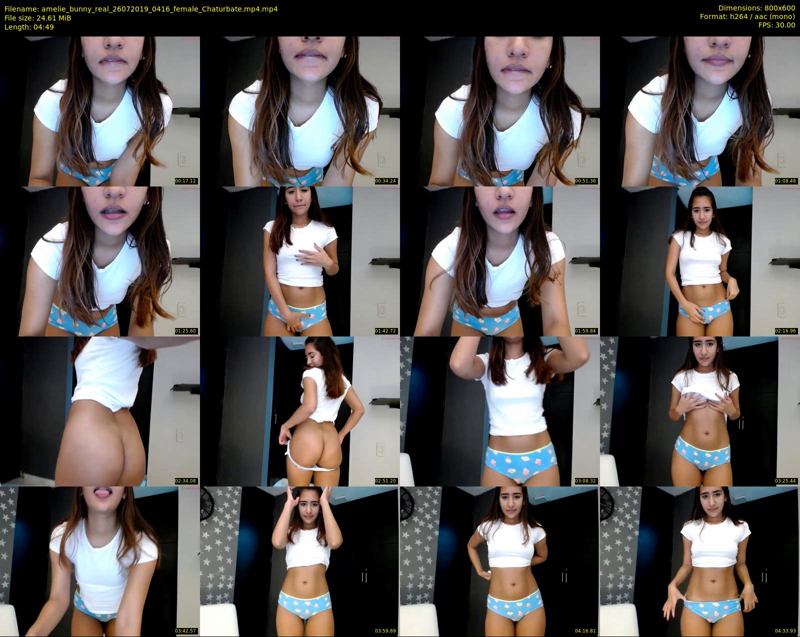 amelie_bunny_real — 5 minute Chaturbate female cam show recording, 480p, Jul 26, 2019