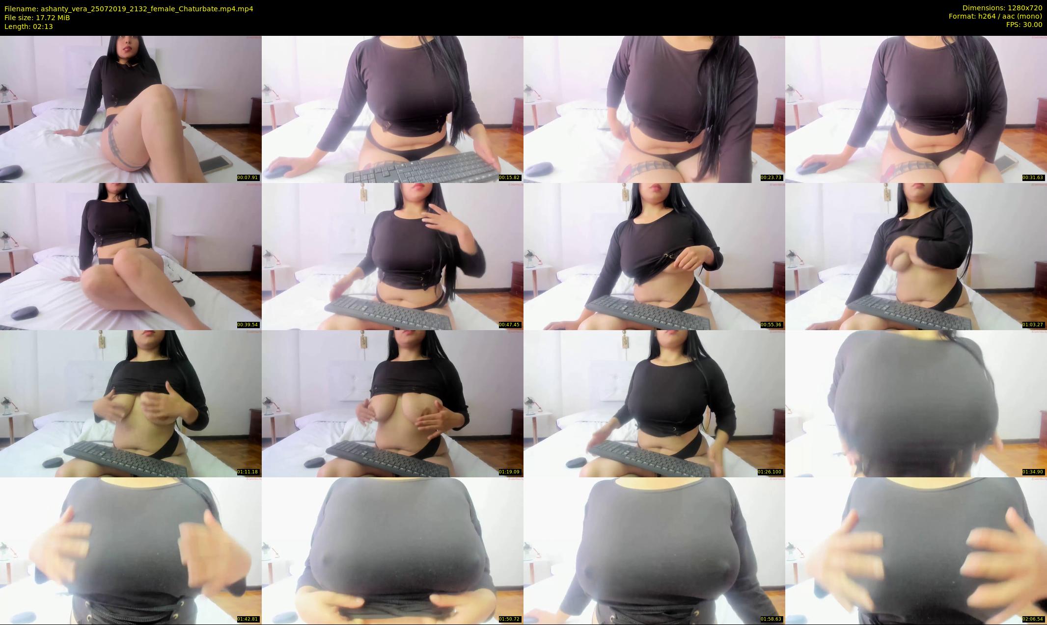 ashanty_vera — 3 minute Chaturbate couple cam show recording, 720p, Jul 25, 2019