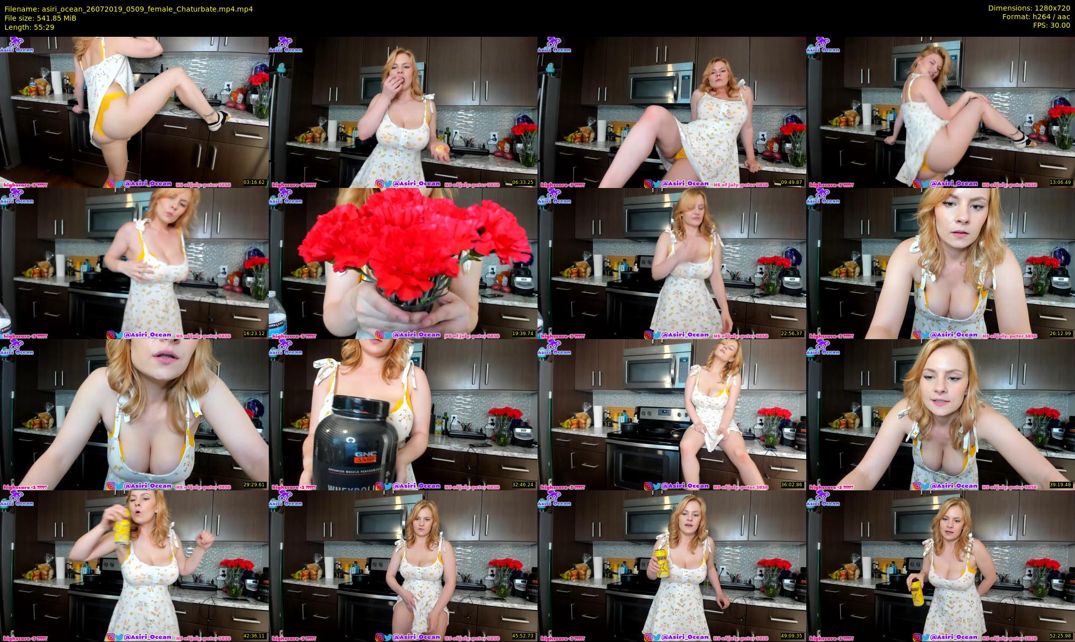 asiri_ocean — 56 minute Chaturbate female cam show recording, 720p, Jul 26, 2019