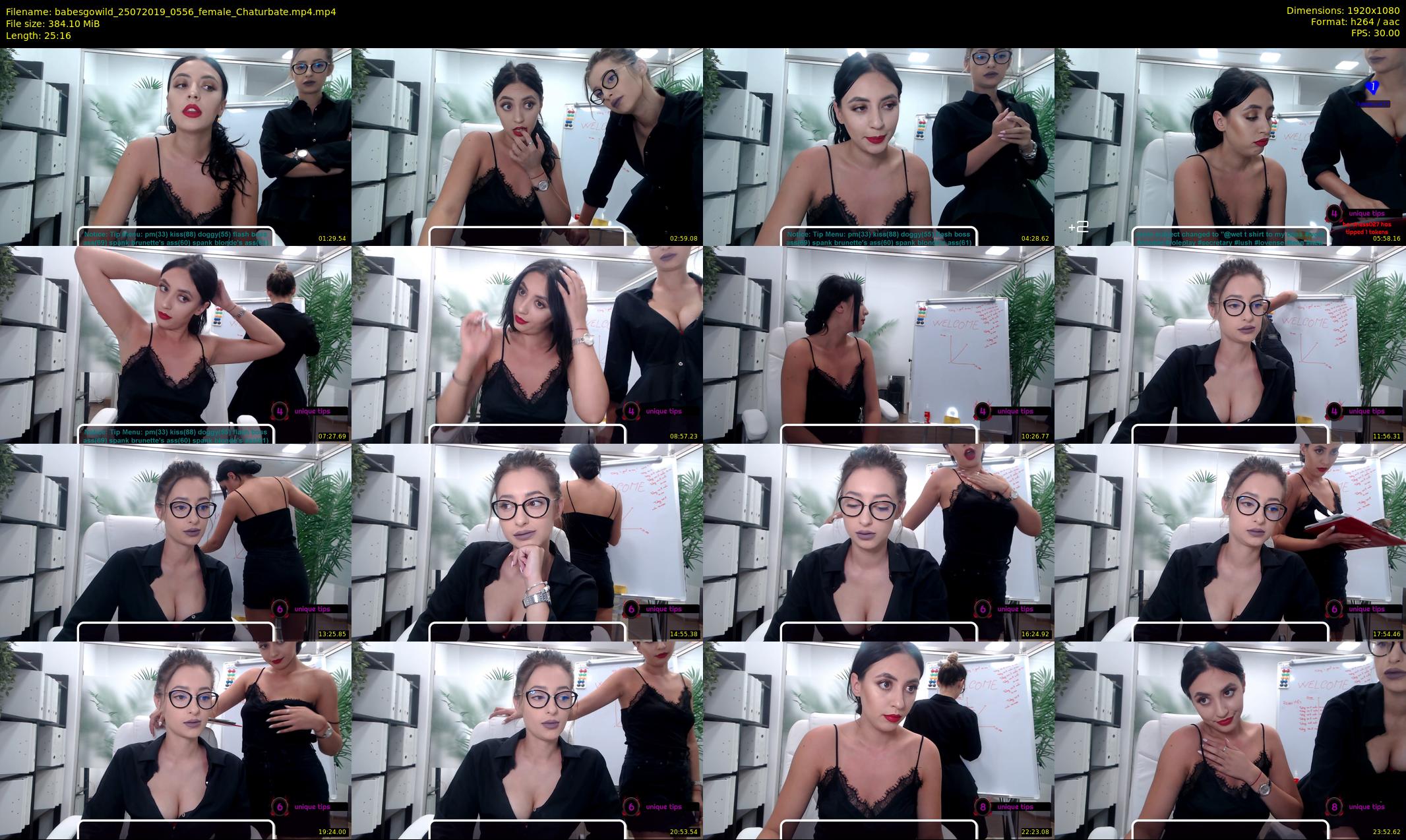 babesgowild — 26 minute Chaturbate couple cam show recording, 1080p, Jul 25, 2019