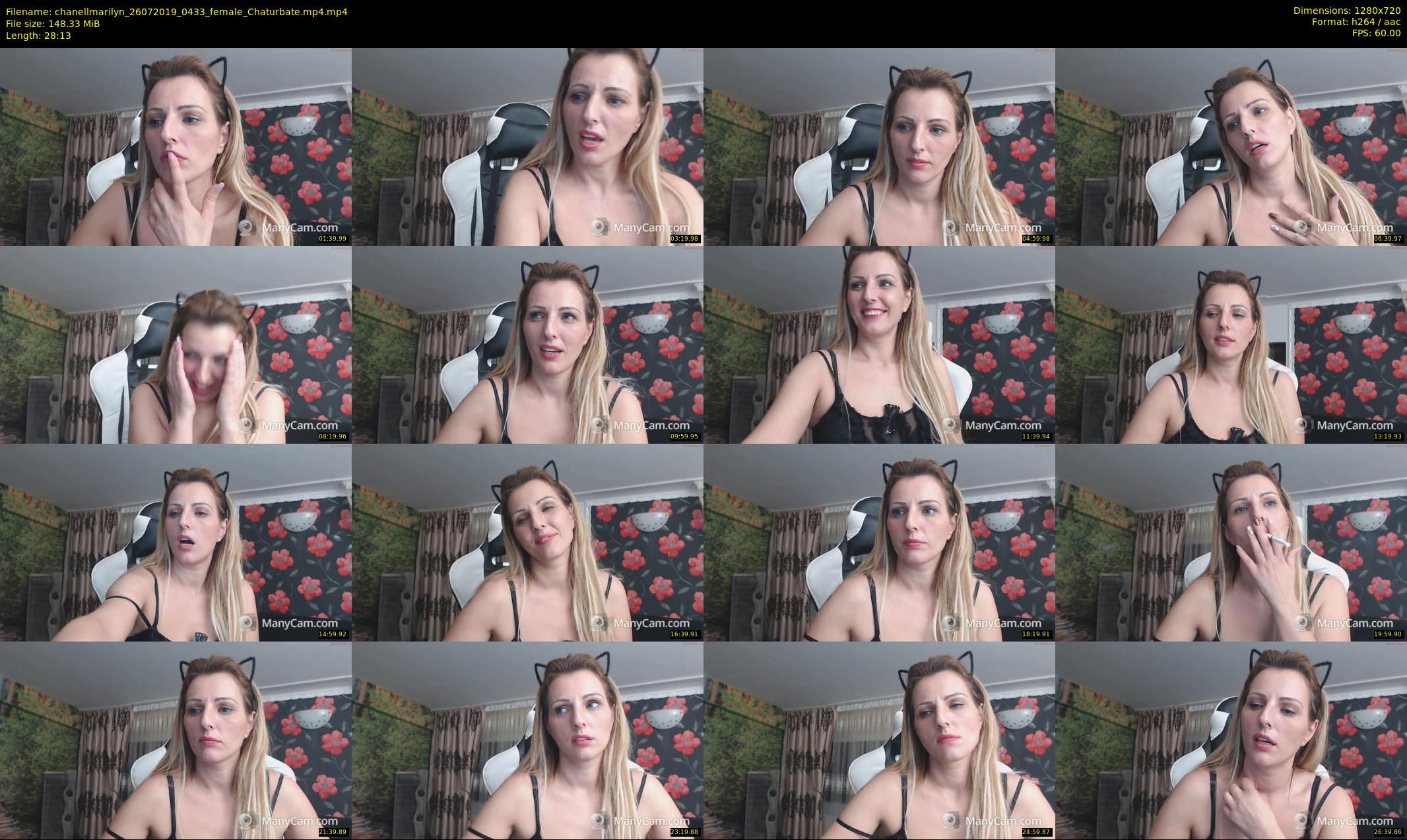 chanellmarilyn — 29 minute Chaturbate female cam show recording, 720p, Jul 26, 2019