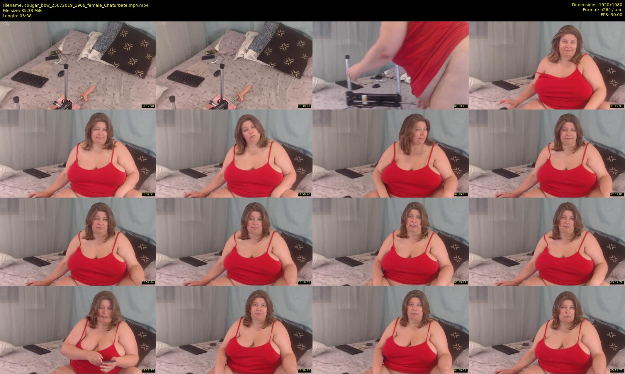 cougar_bbw — 6 minute Chaturbate female cam show recording, 1080p, Jul 25, 2019