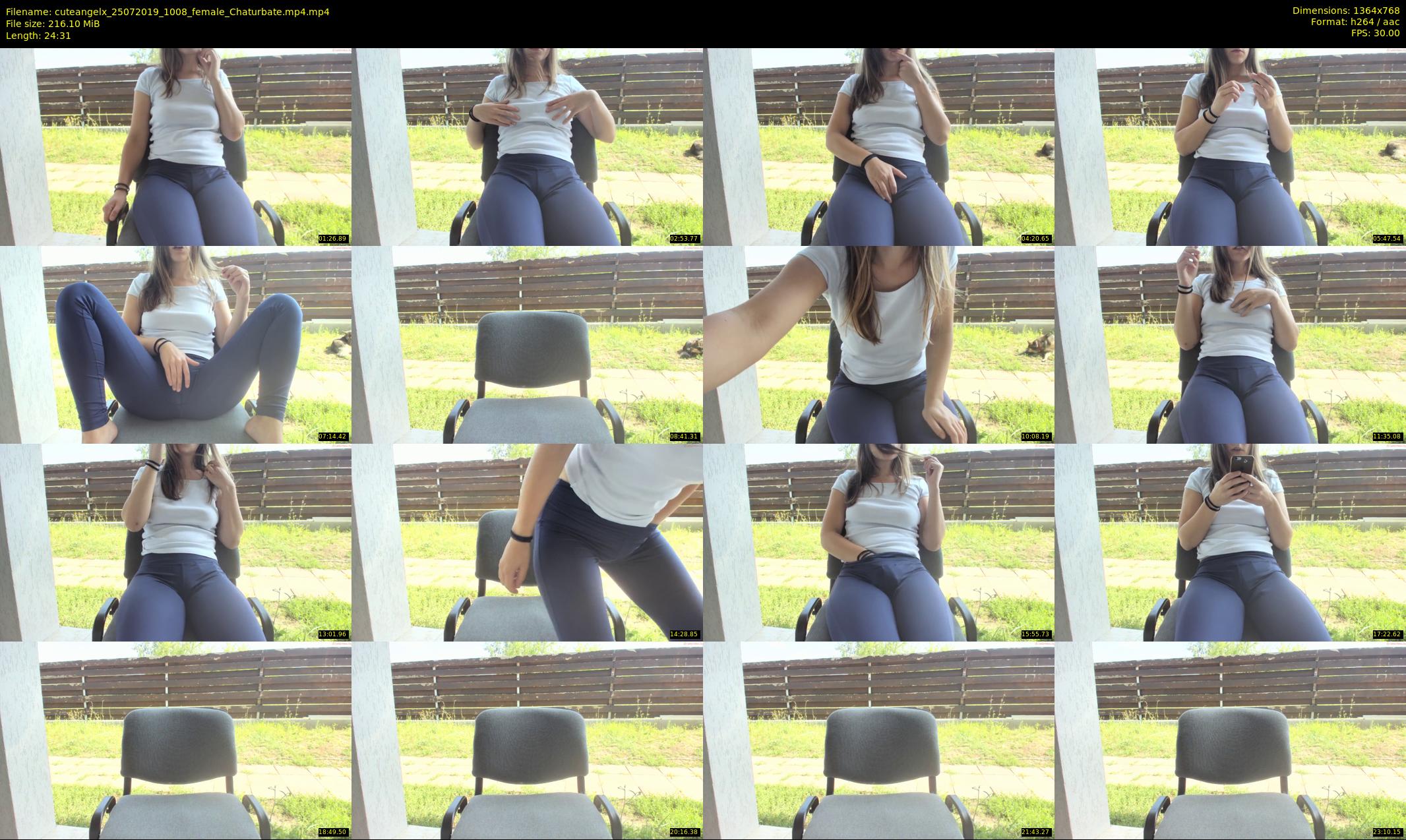 cuteangelx — 25 minute Chaturbate female cam show recording, 720p, Jul 25, 2019