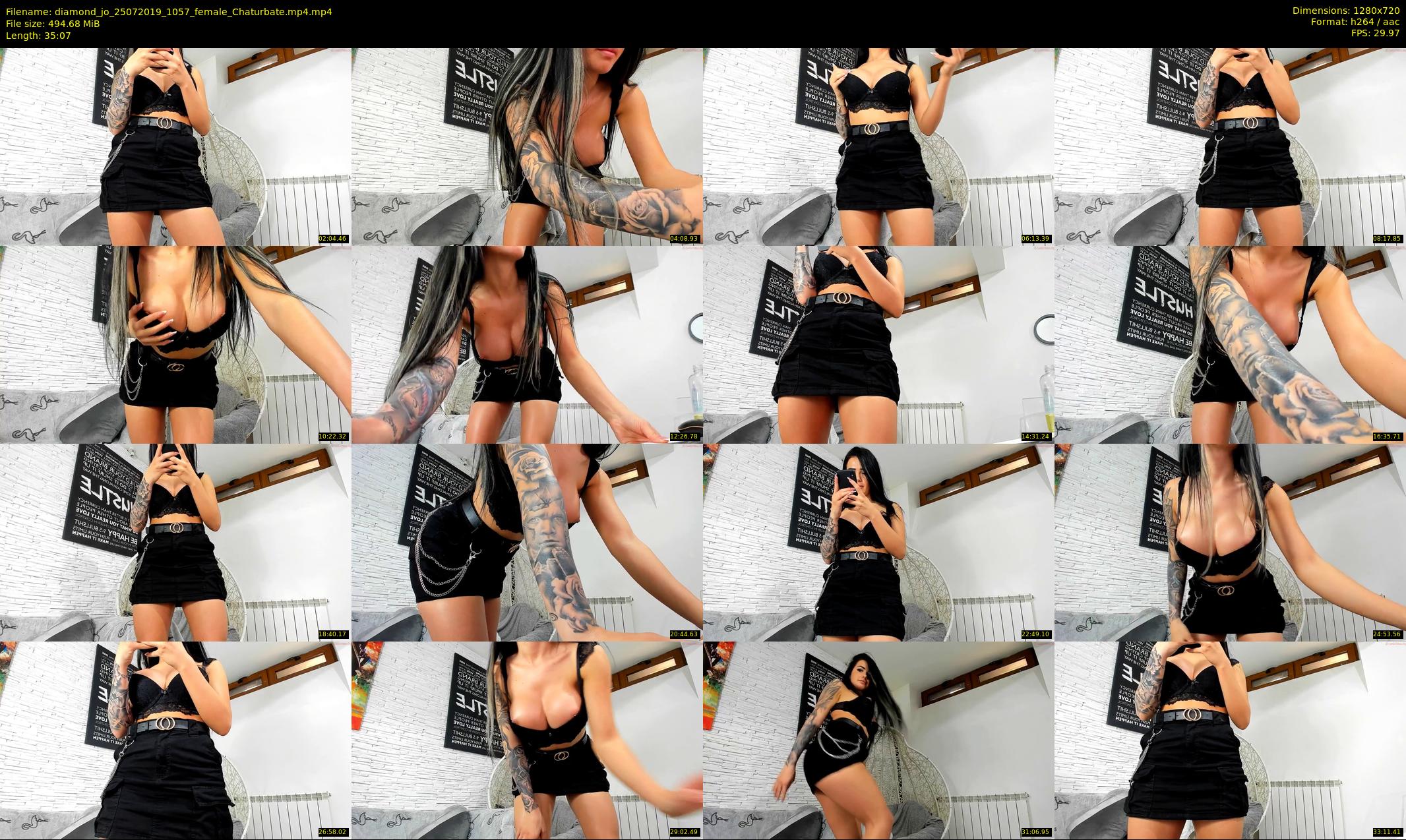 diamond_jo — 36 minute Chaturbate female cam show recording, 720p, Jul 25, 2019