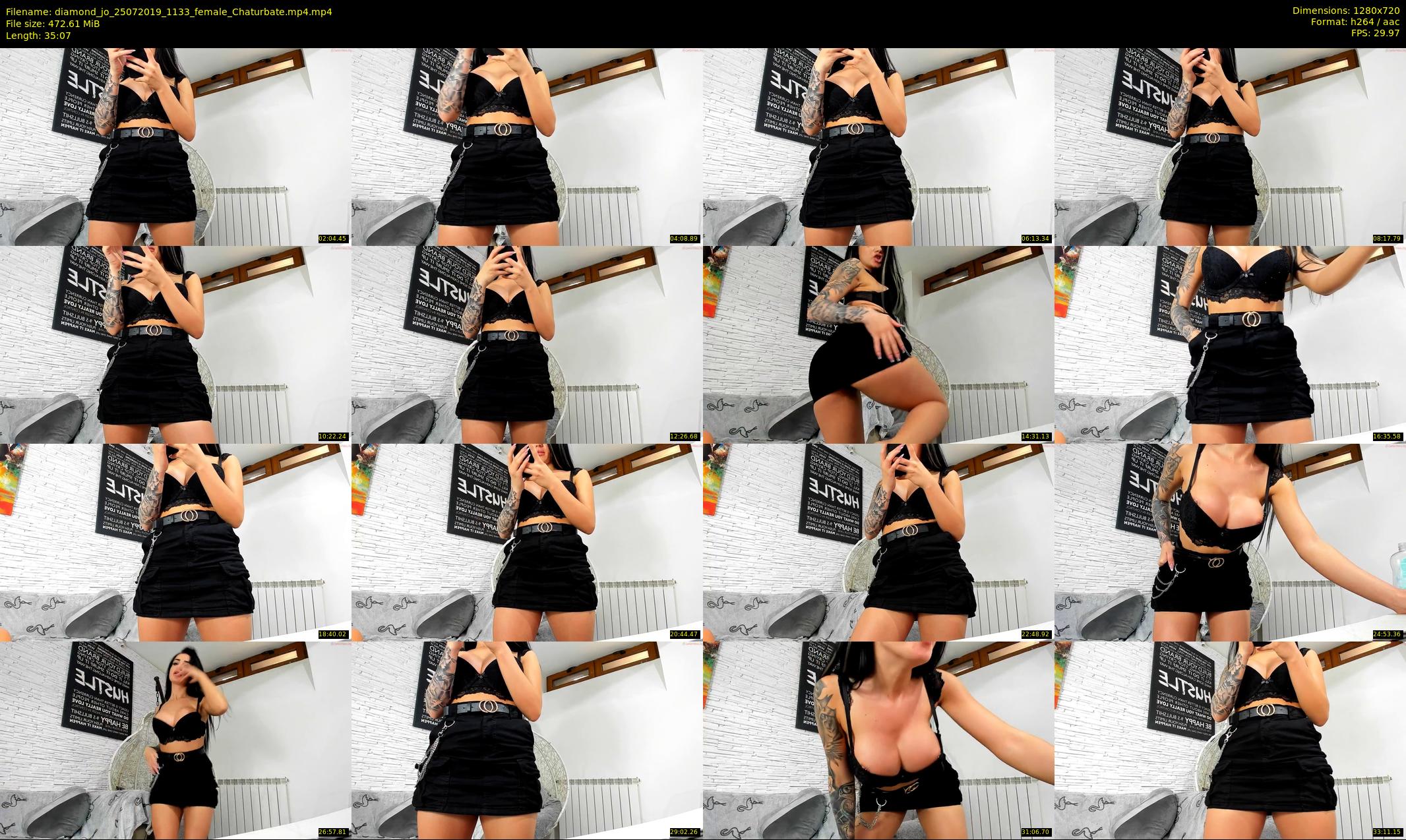 diamond_jo — 36 minute Chaturbate female cam show recording, 720p, Jul 25, 2019