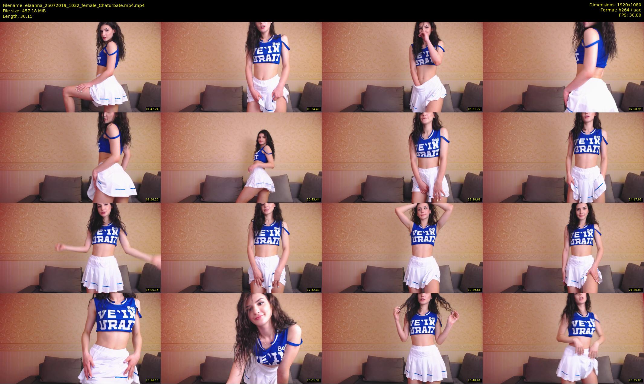 elaanna — 31 minute Chaturbate female cam show recording, 1080p, Jul 25, 2019