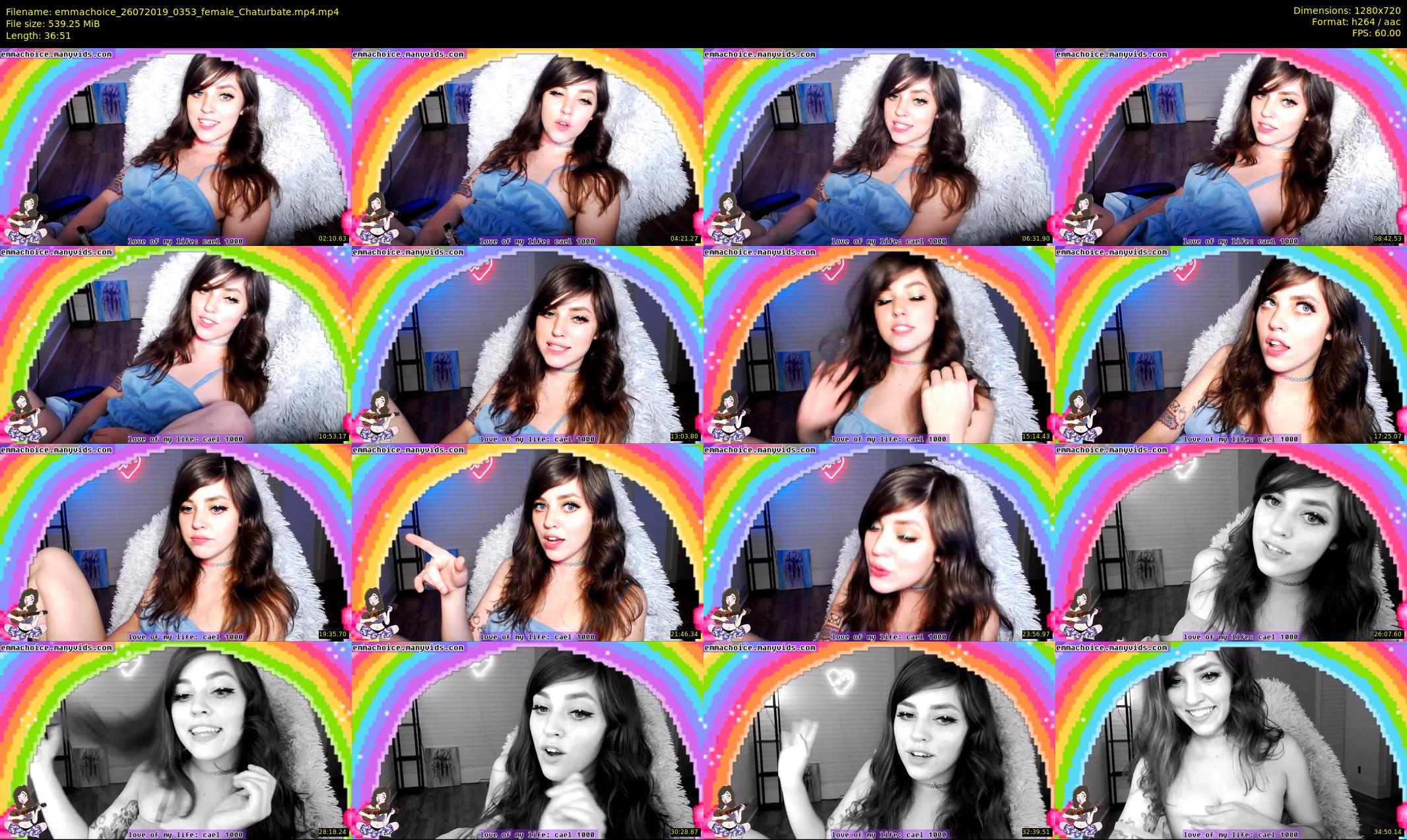 emmachoice — 37 minute Chaturbate female cam show recording, 720p, Jul 26, 2019