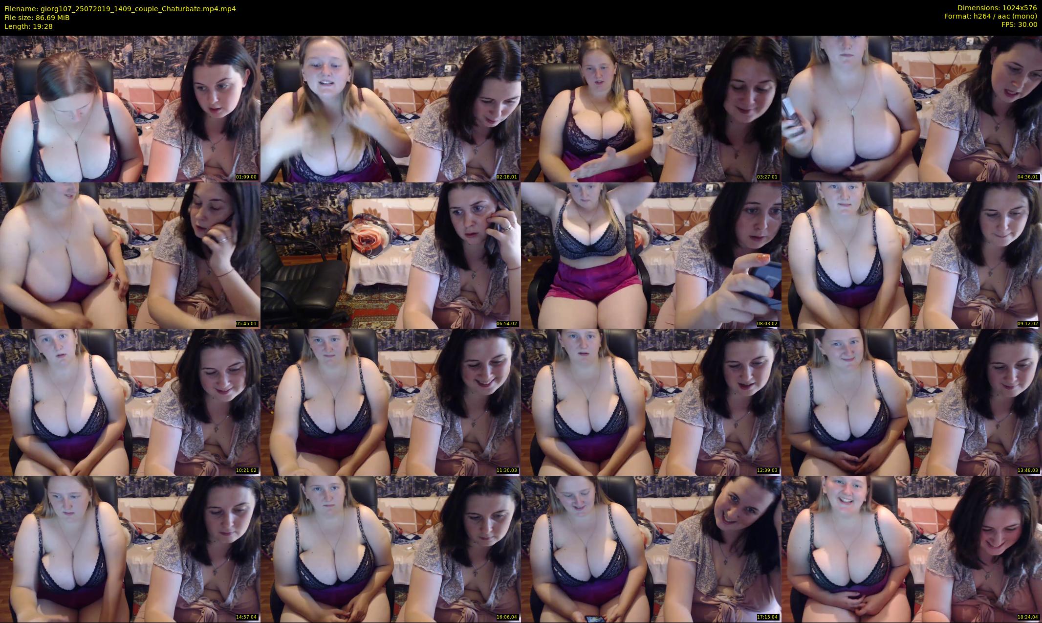 giorg107 — 20 minute Chaturbate couple cam show recording, 480p, Jul 25, 2019