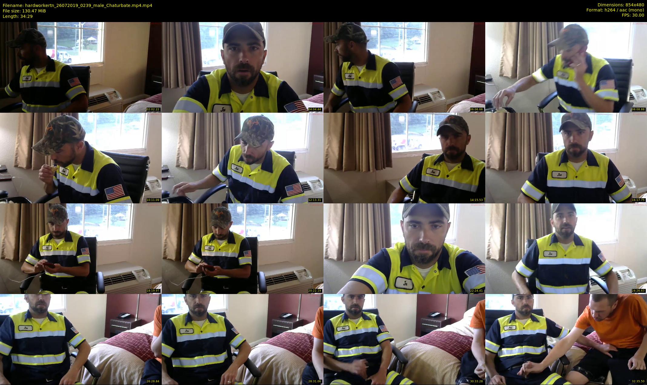 hardworkertn — 35 minute Chaturbate male cam show recording, 480p, Jul 26, 2019