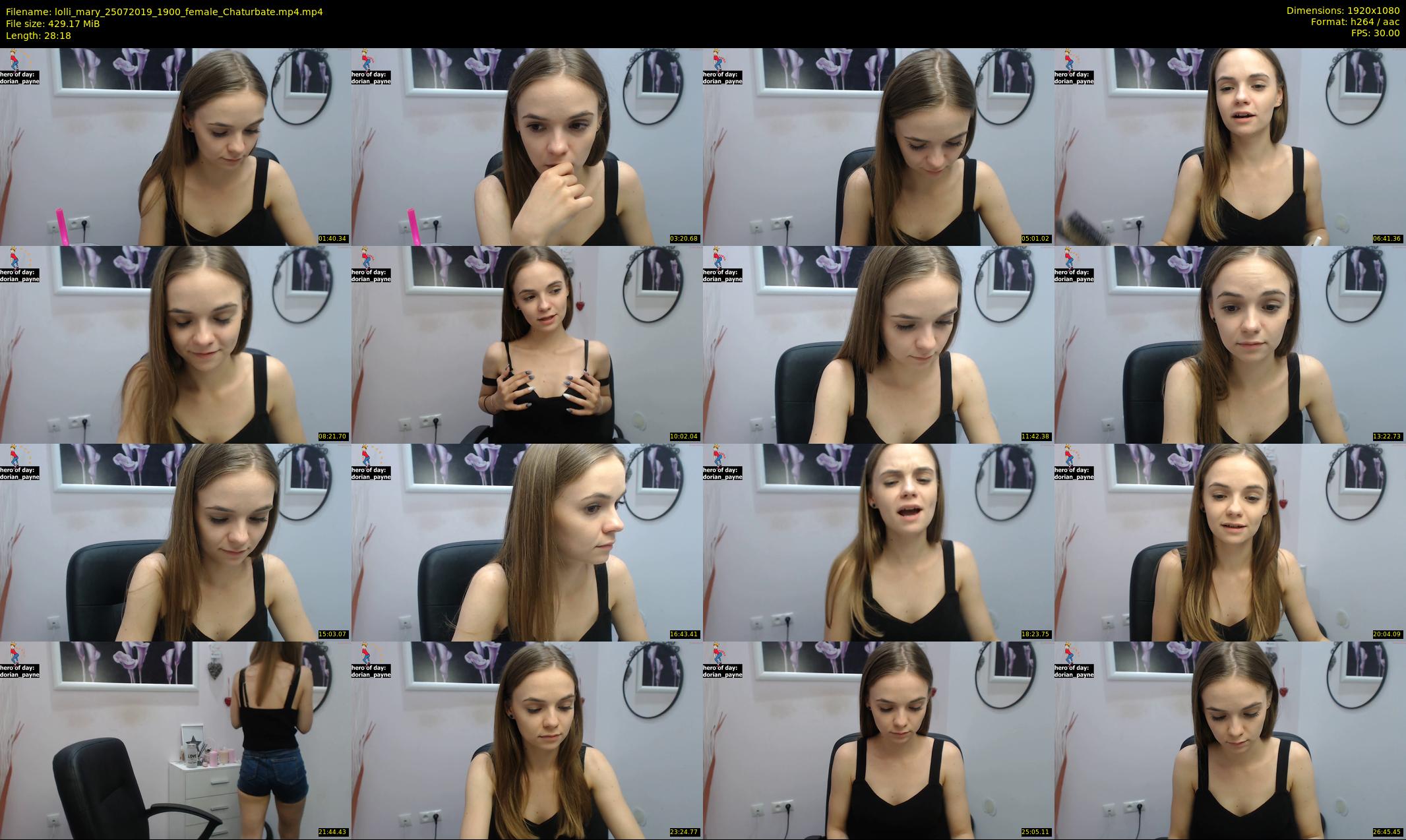 lolli_mary — 29 minute Chaturbate female cam show recording, 1080p, Jul 25, 2019