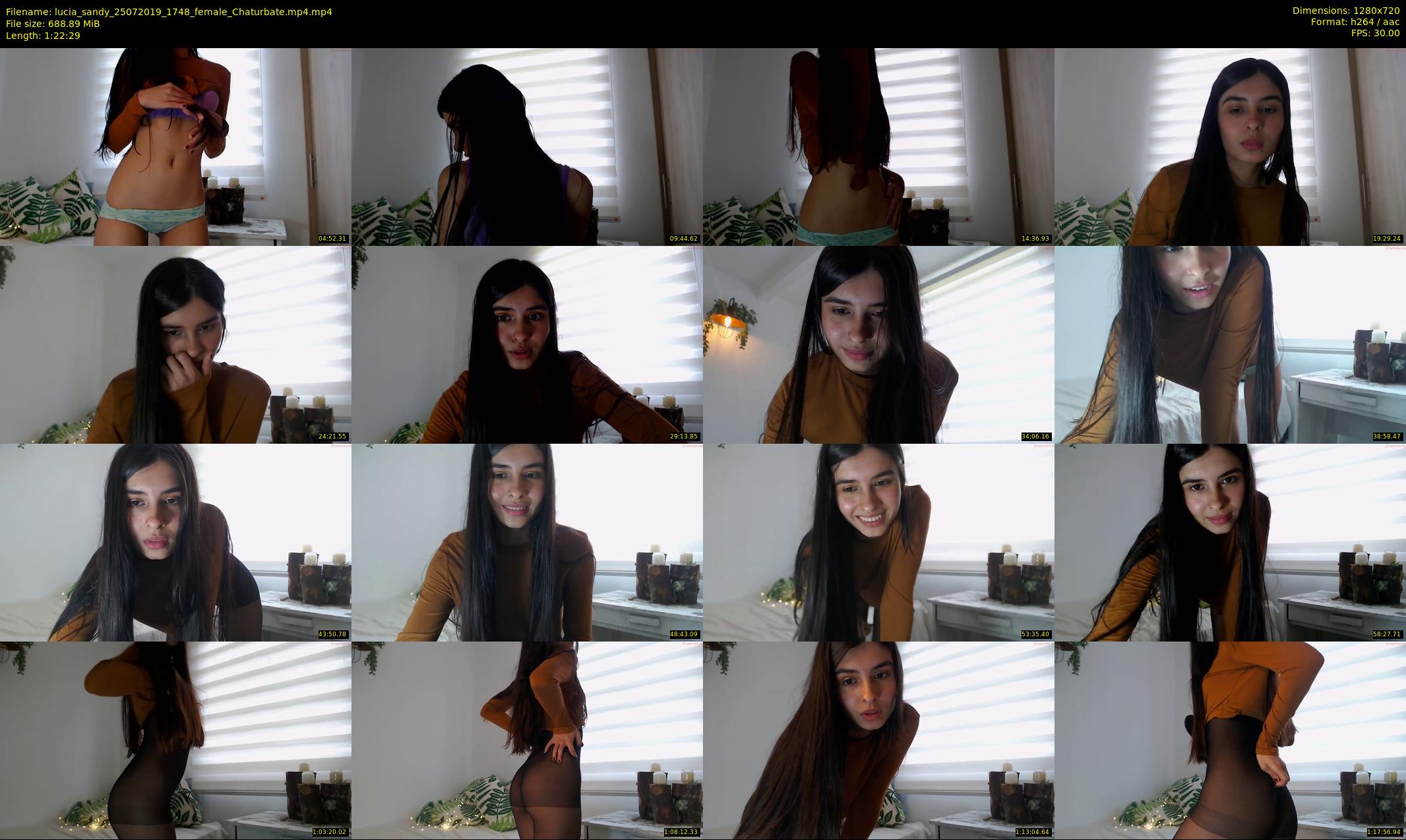 lucia_sandy — 83 minute Chaturbate female cam show recording, 720p, Jul 25, 2019