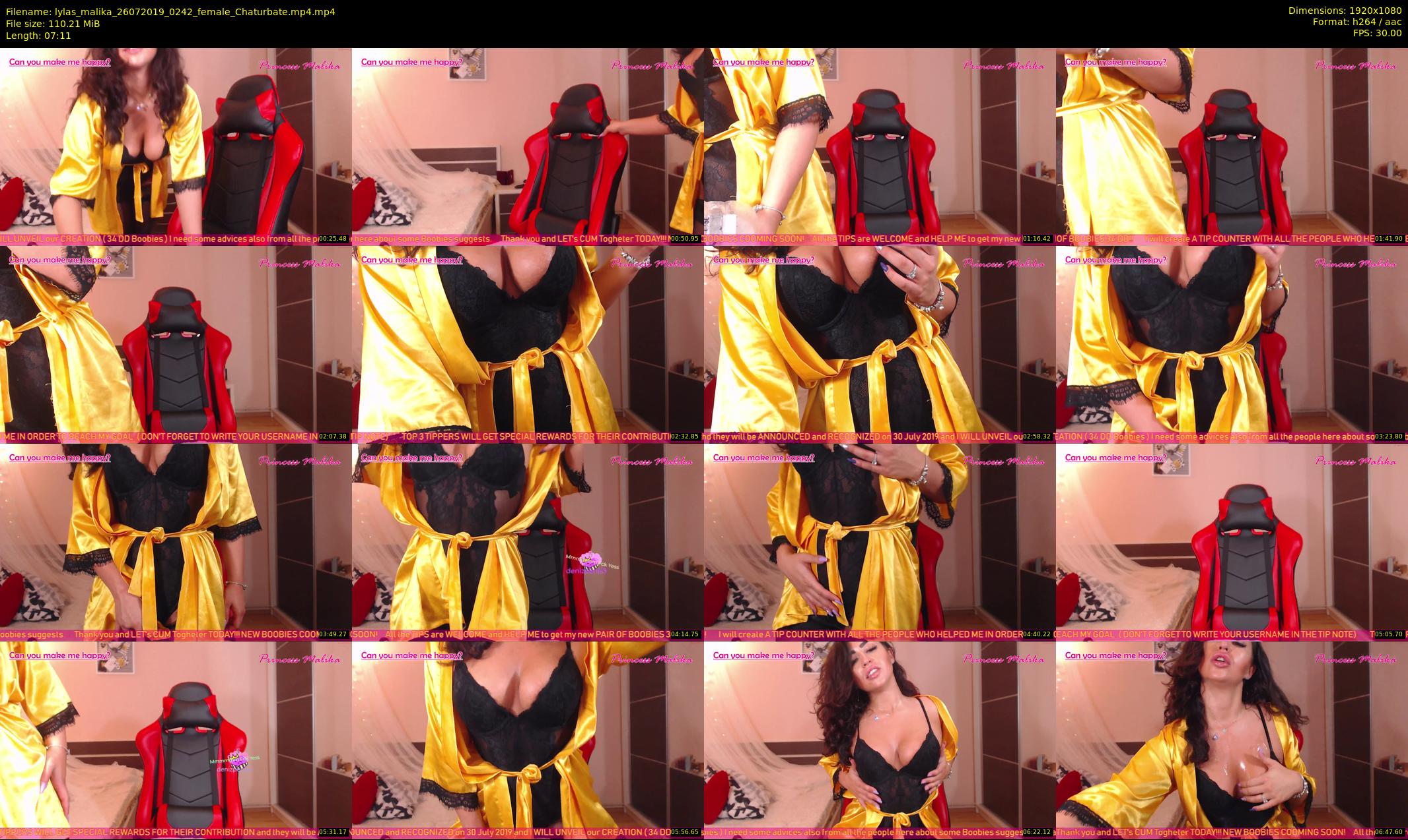 lylas_malika — 8 minute Chaturbate female cam show recording, 1080p, Jul 26, 2019