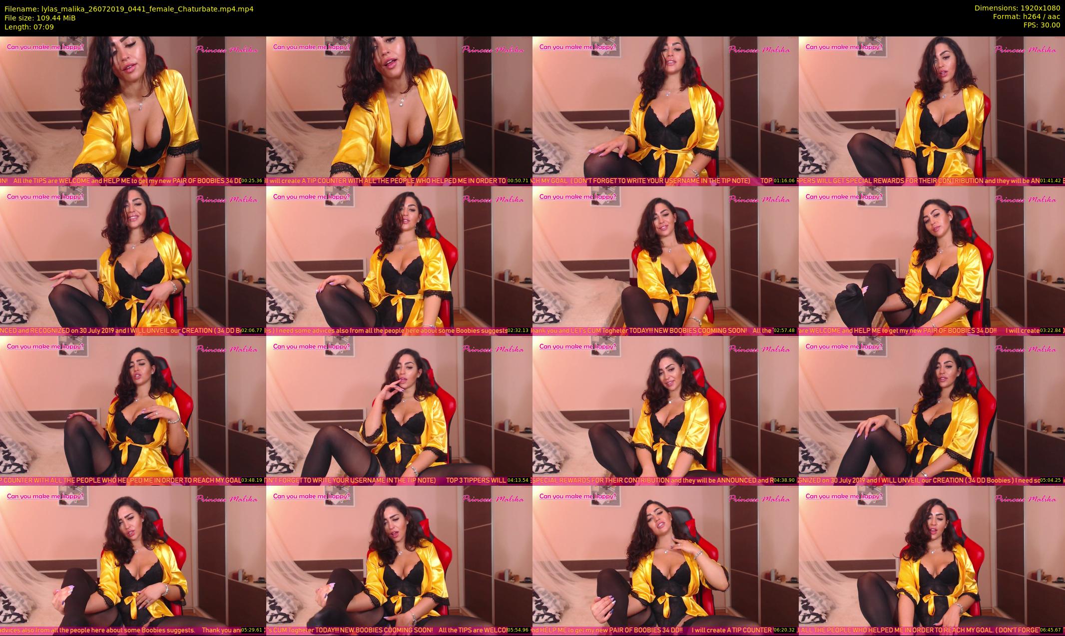 lylas_malika — 8 minute Chaturbate female cam show recording, 1080p, Jul 26, 2019