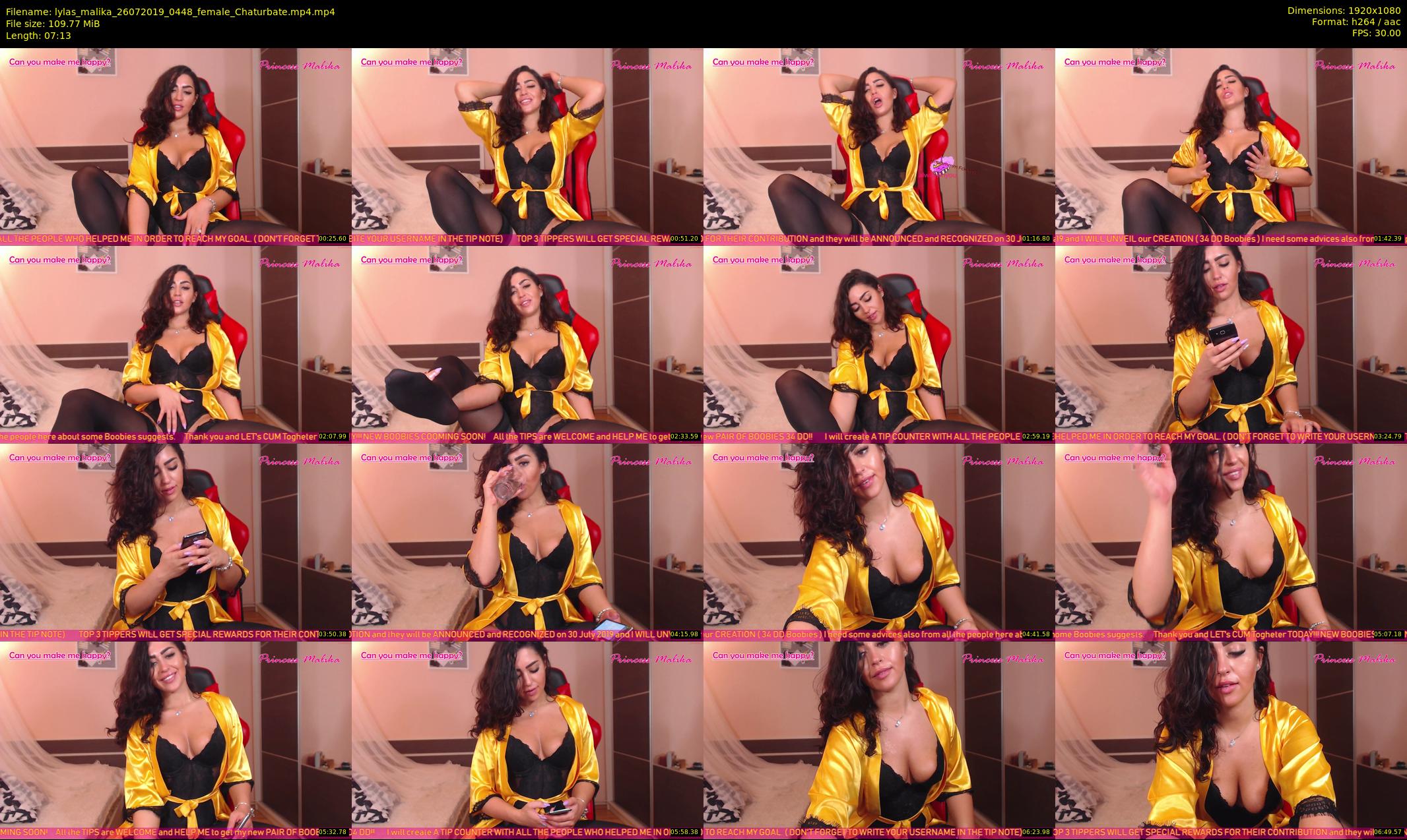 lylas_malika — 8 minute Chaturbate female cam show recording, 1080p, Jul 26, 2019