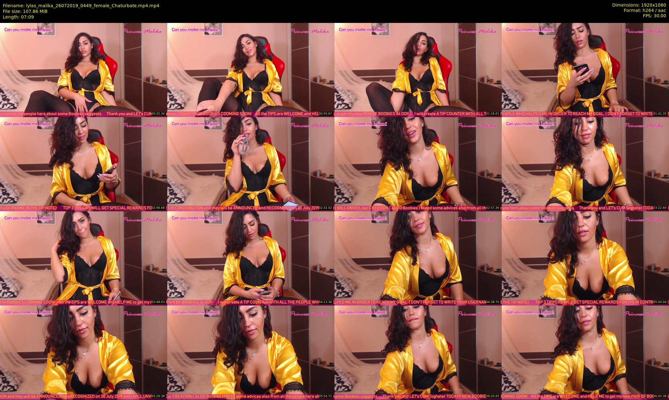 lylas_malika — 8 minute Chaturbate female cam show recording, 1080p, Jul 26, 2019
