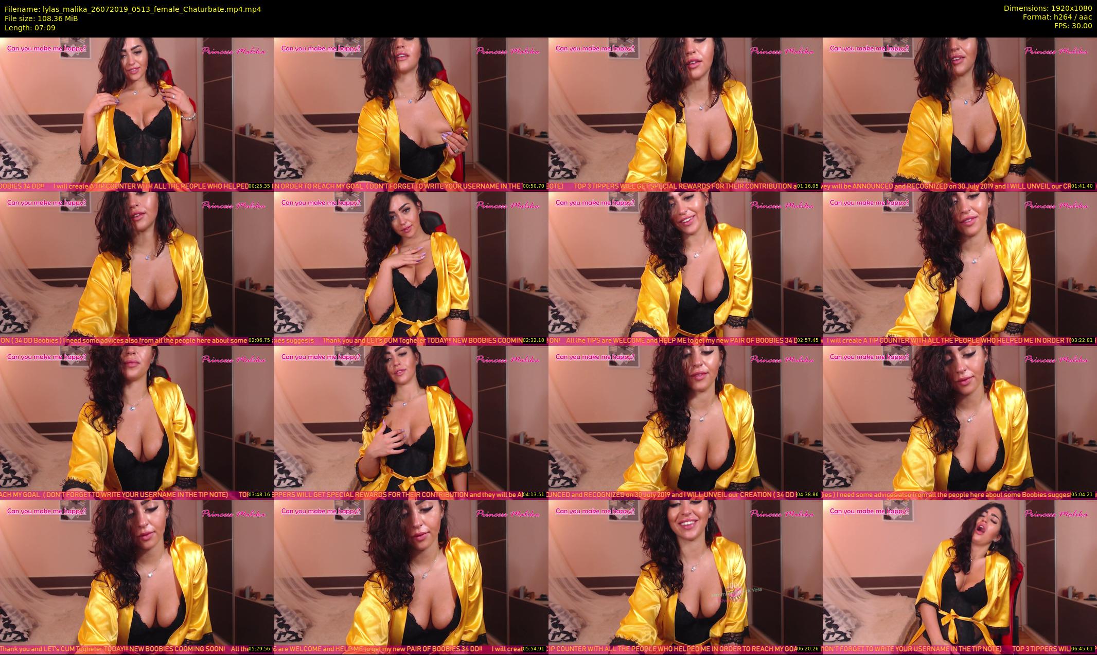 lylas_malika — 8 minute Chaturbate female cam show recording, 1080p, Jul 26, 2019
