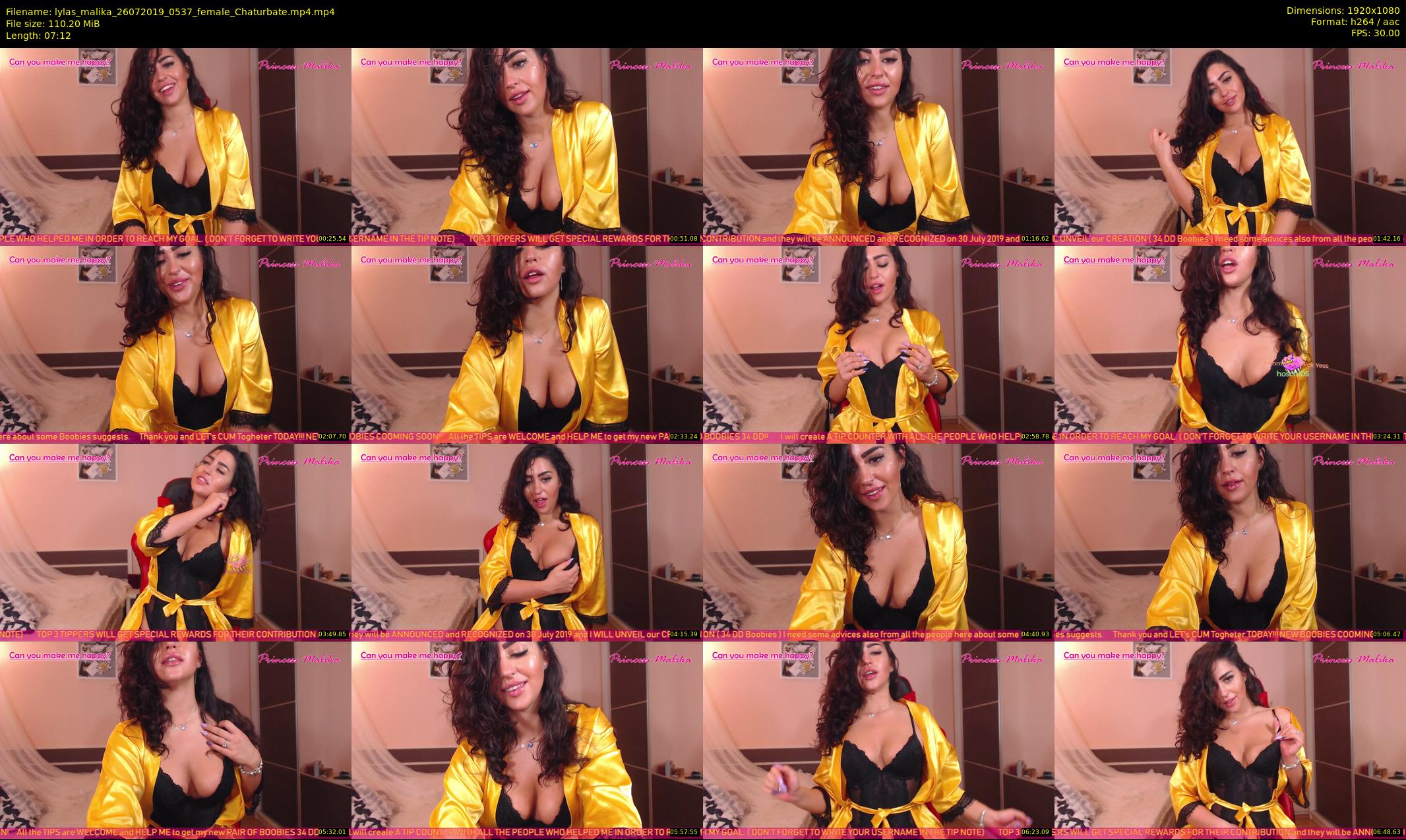 lylas_malika — 8 minute Chaturbate female cam show recording, 1080p, Jul 26, 2019