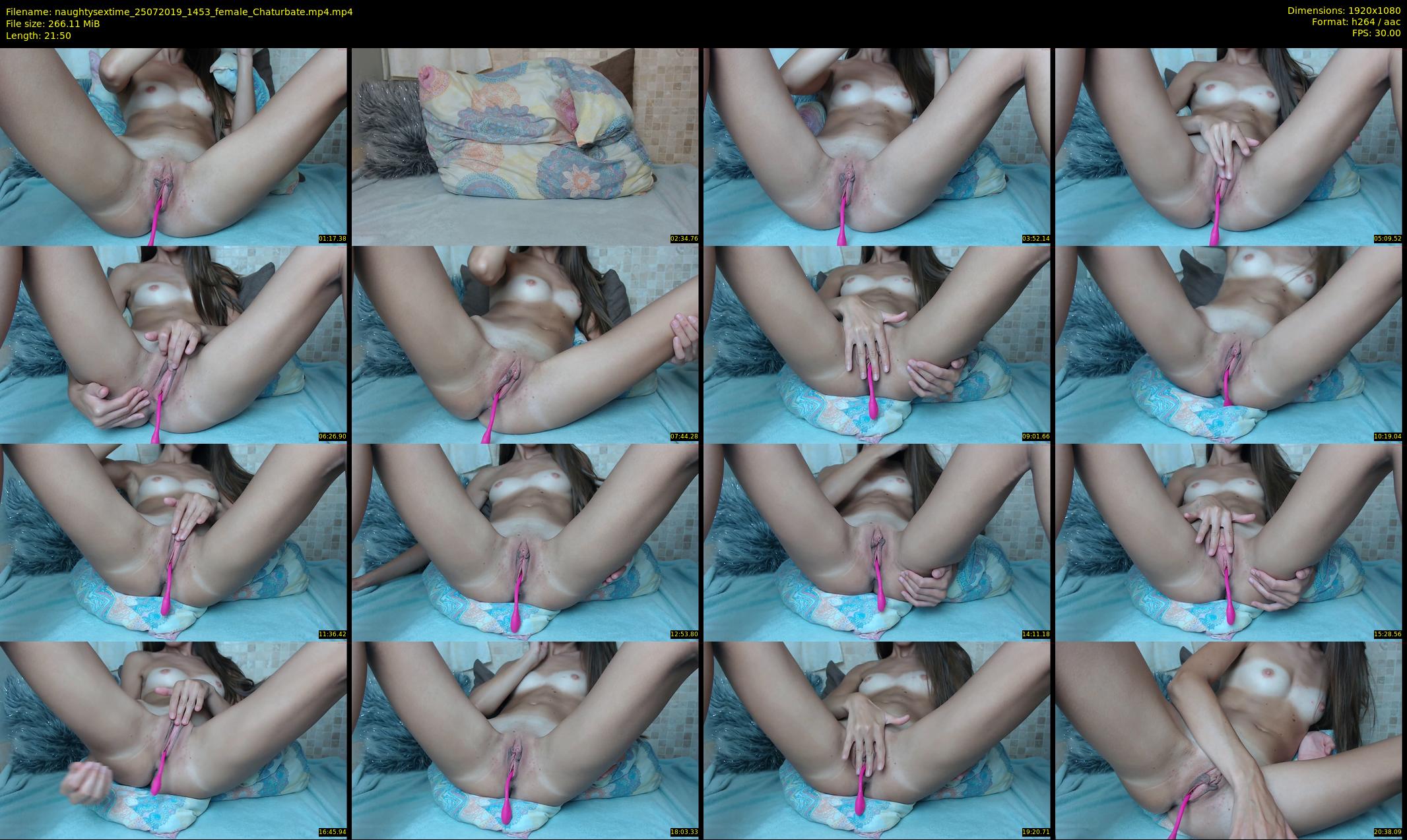 naughtysextime — 22 minute Chaturbate female cam show recording, 1080p, Jul 25, 2019