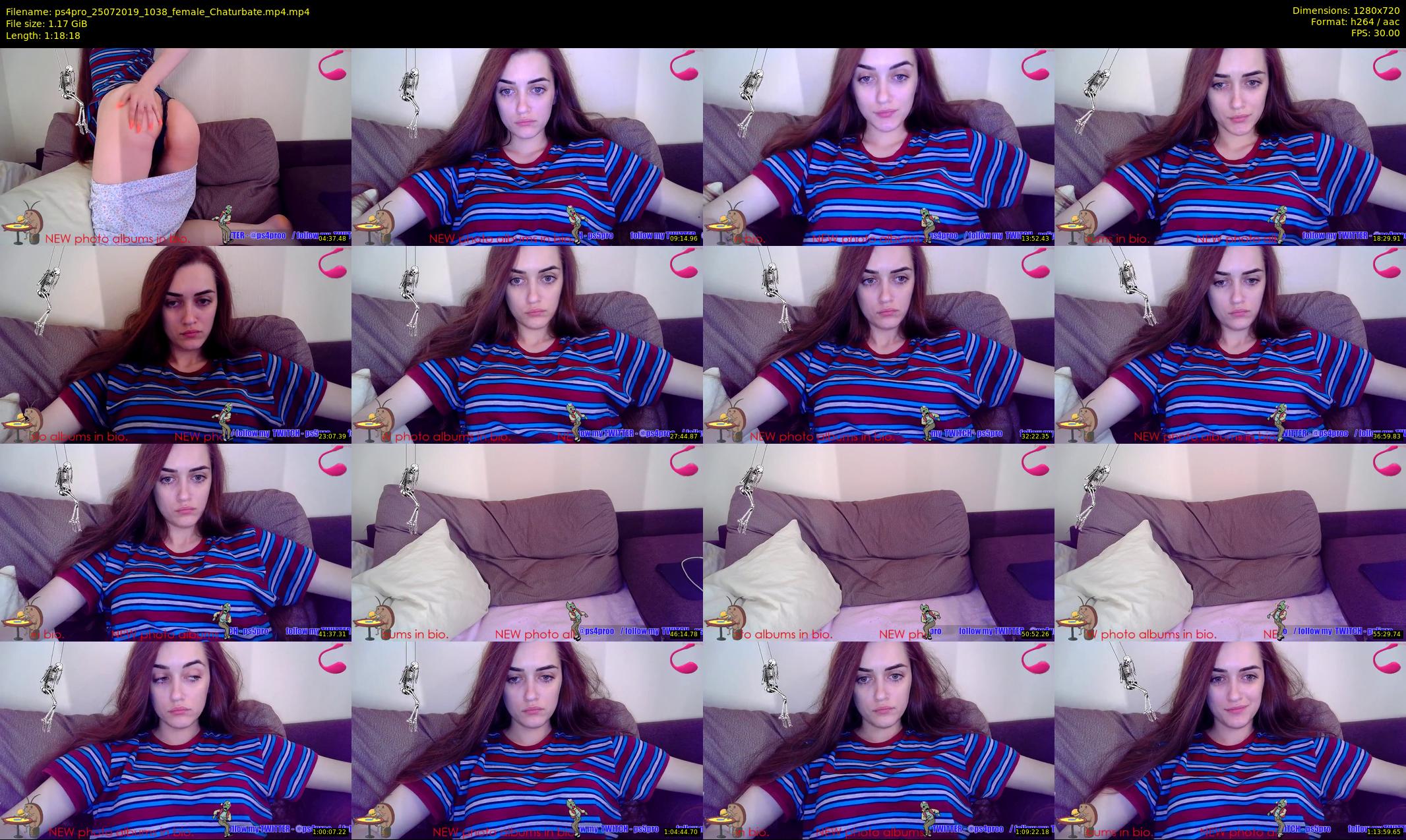ps4pro — 79 minute Chaturbate female cam show recording, 720p, Jul 25, 2019