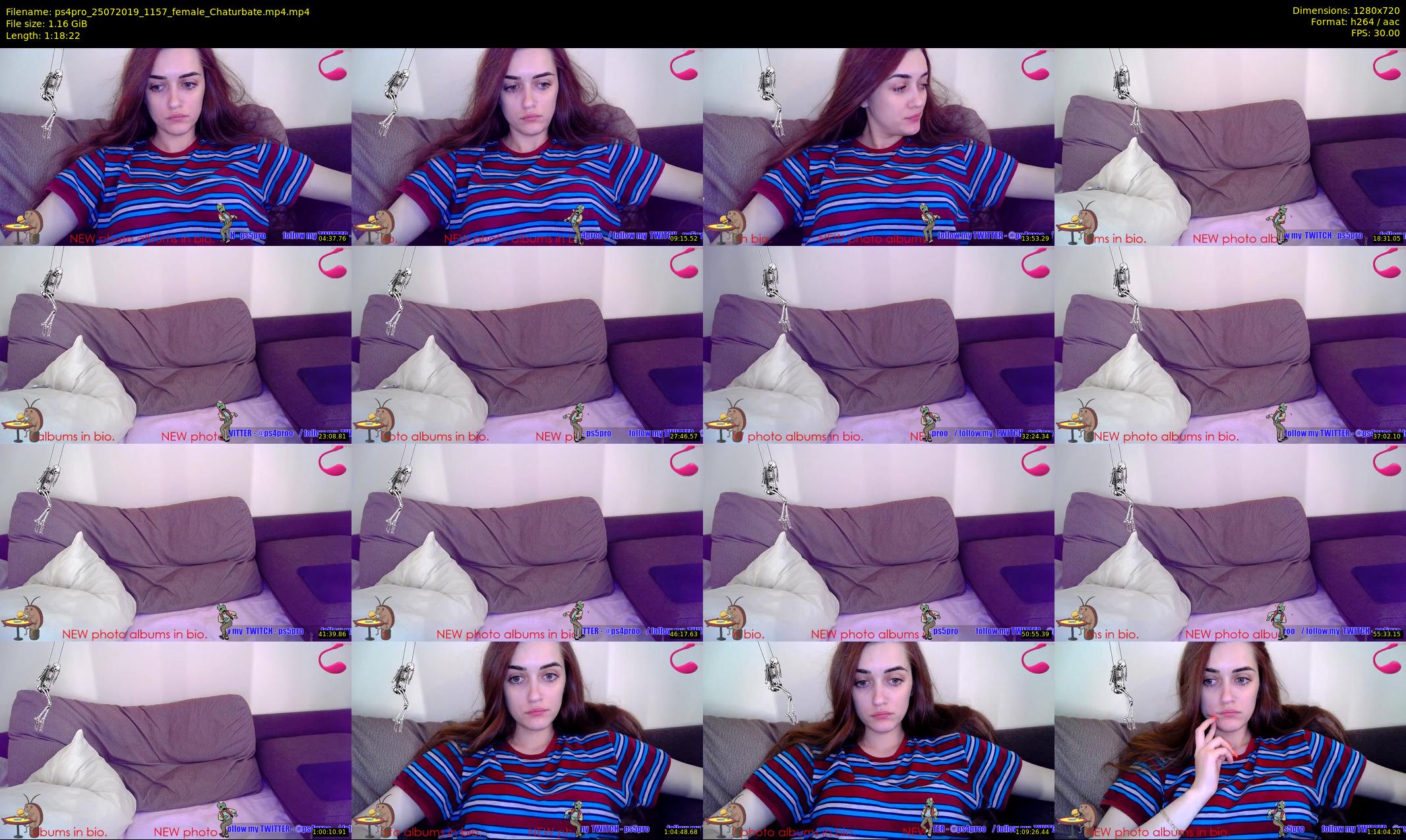 ps4pro — 79 minute Chaturbate female cam show recording, 720p, Jul 25, 2019