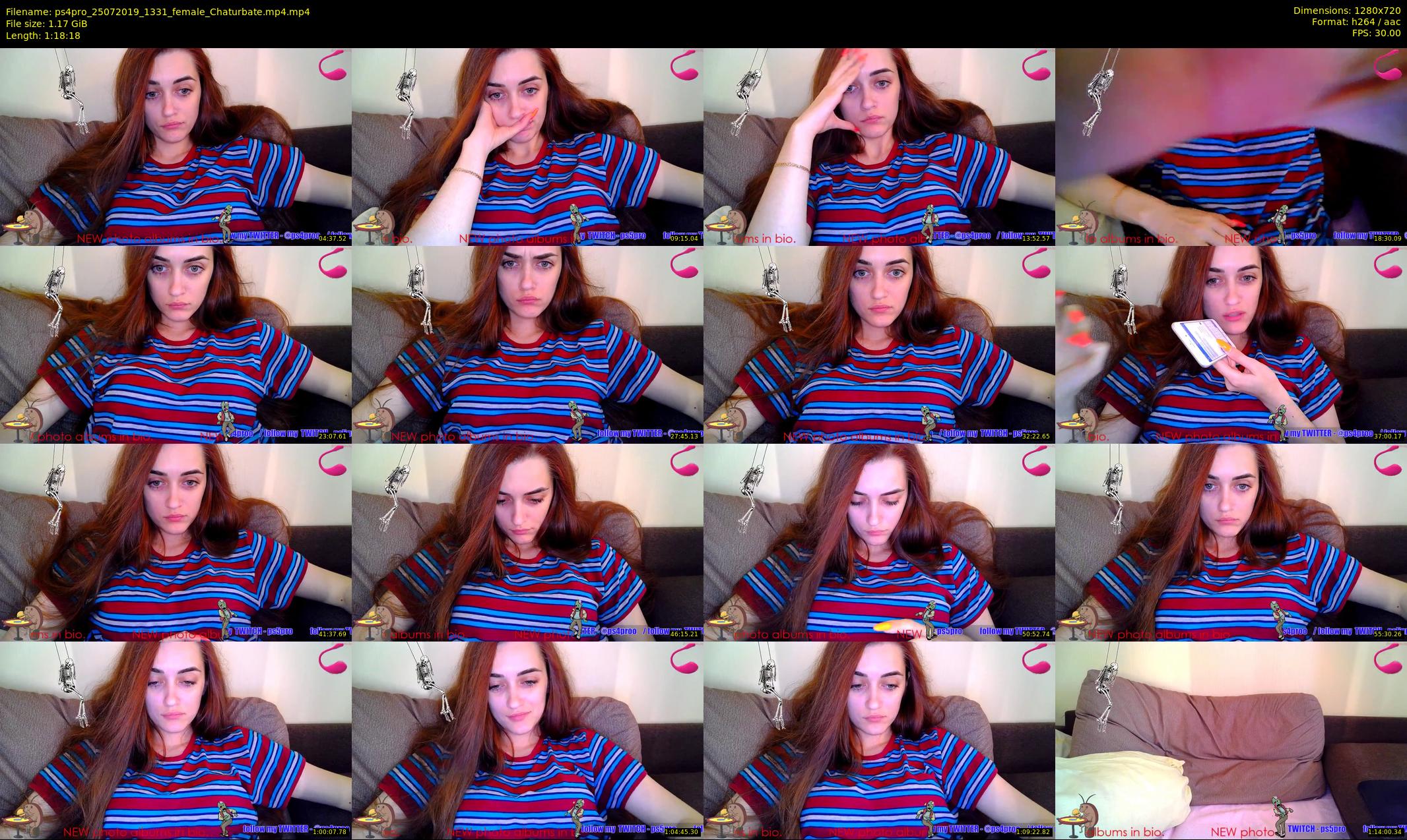 ps4pro — 79 minute Chaturbate female cam show recording, 720p, Jul 25, 2019
