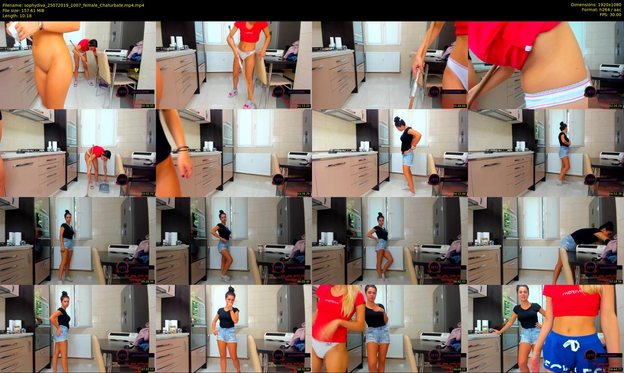 sophydiva — 11 minute Chaturbate female cam show recording, 1080p, Jul 25, 2019