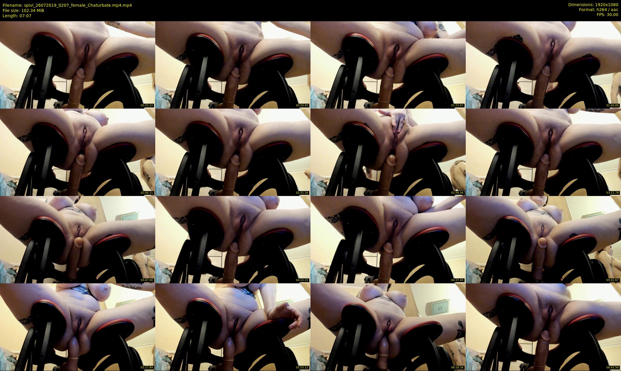 spivi — 8 minute Chaturbate female cam show recording, 1080p, Jul 26, 2019
