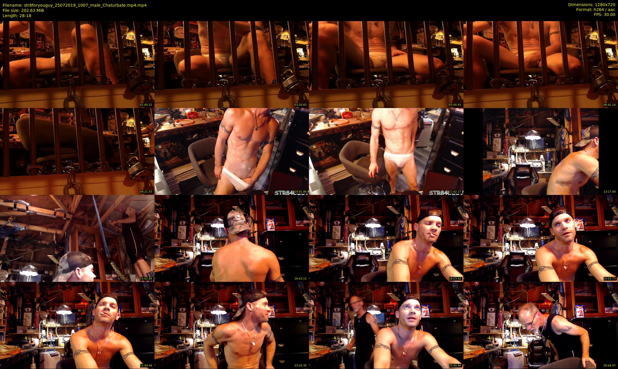 str8foryouguy — 29 minute Chaturbate male cam show recording, 720p, Jul 25, 2019