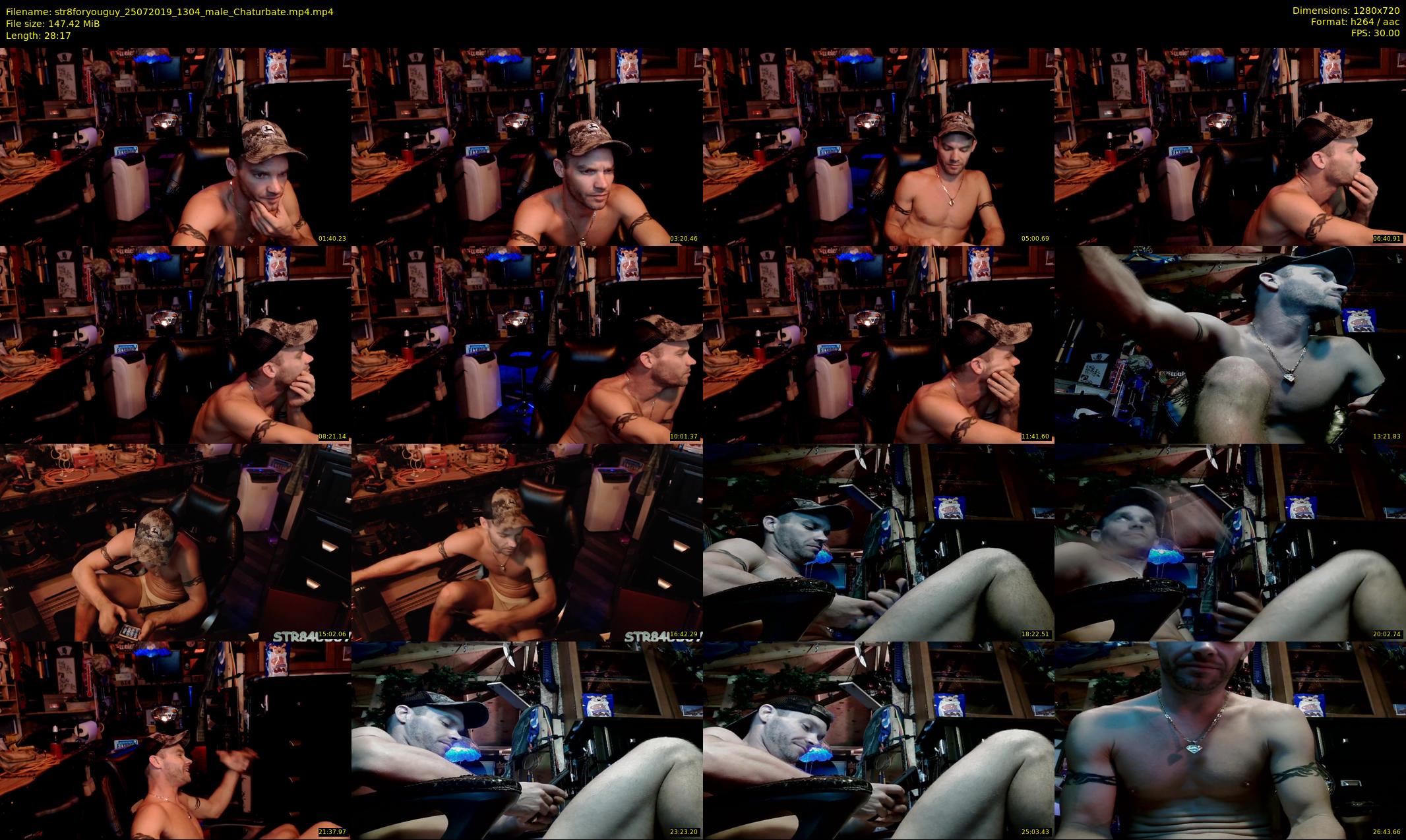 str8foryouguy — 29 minute Chaturbate male cam show recording, 720p, Jul 25, 2019