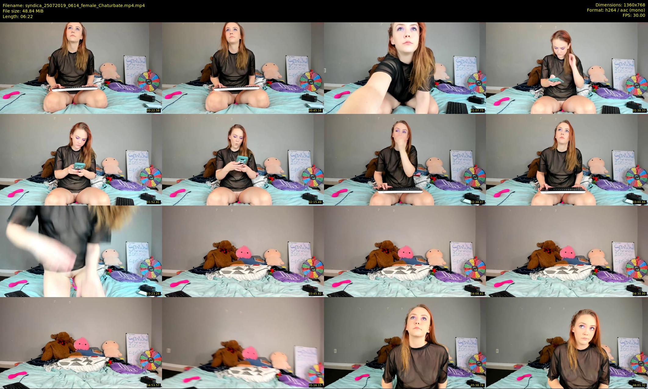 syndica — 7 minute Chaturbate female cam show recording, 720p, Jul 25, 2019