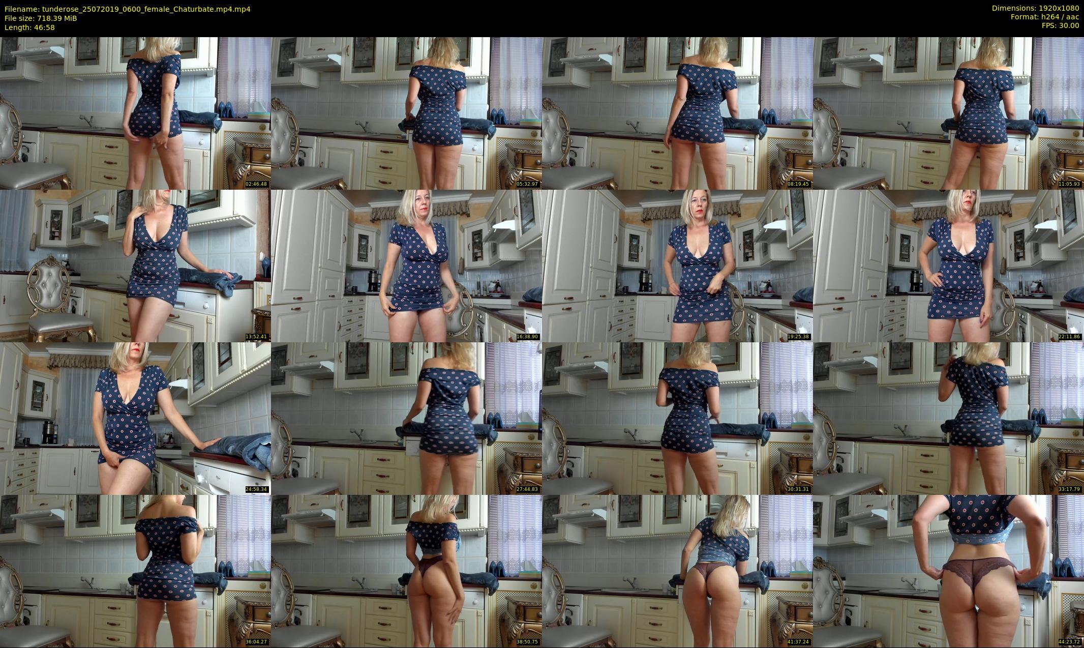 tunderose — 47 minute Chaturbate female cam show recording, 1080p, Jul 25, 2019