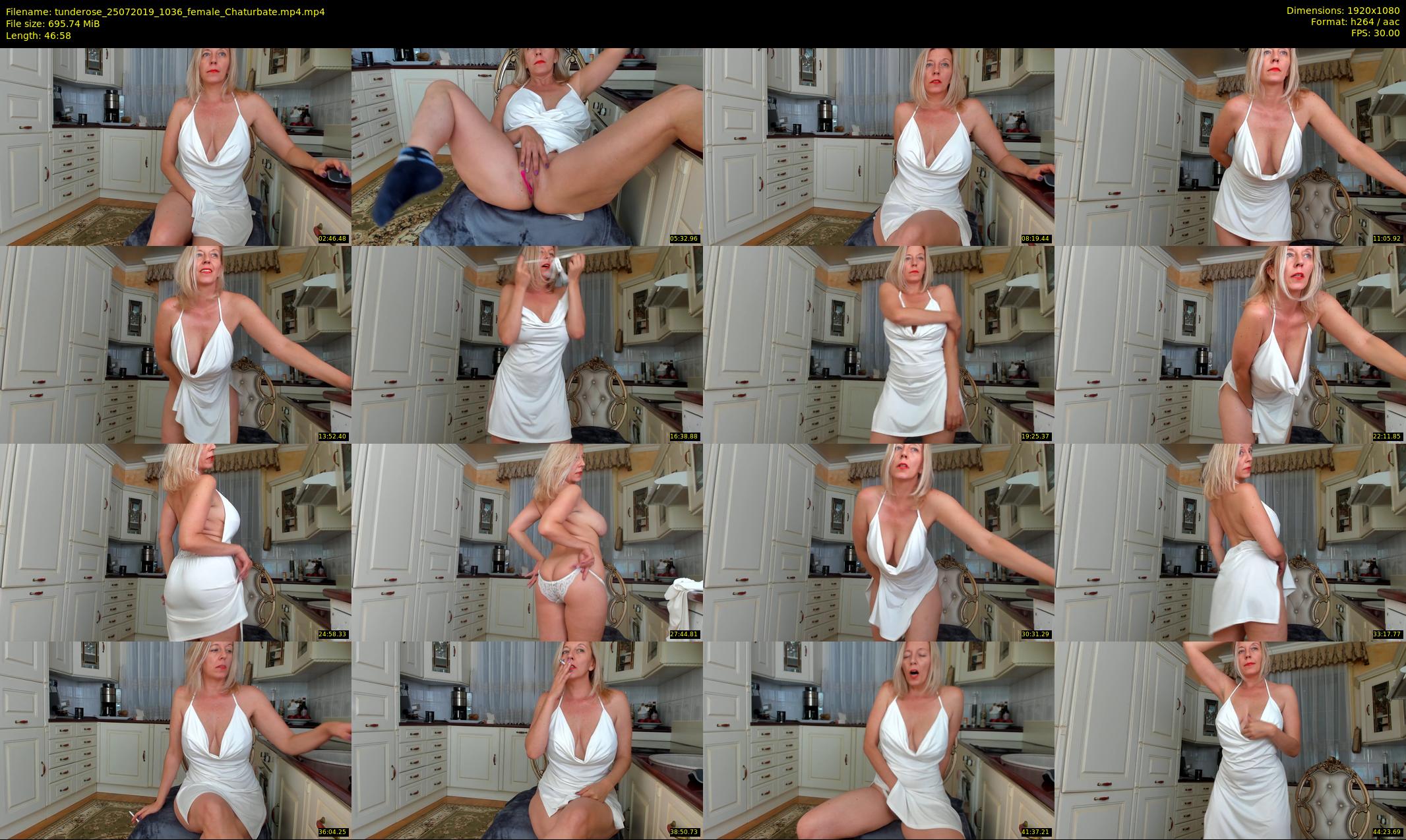 tunderose — 47 minute Chaturbate female cam show recording, 1080p, Jul 25, 2019