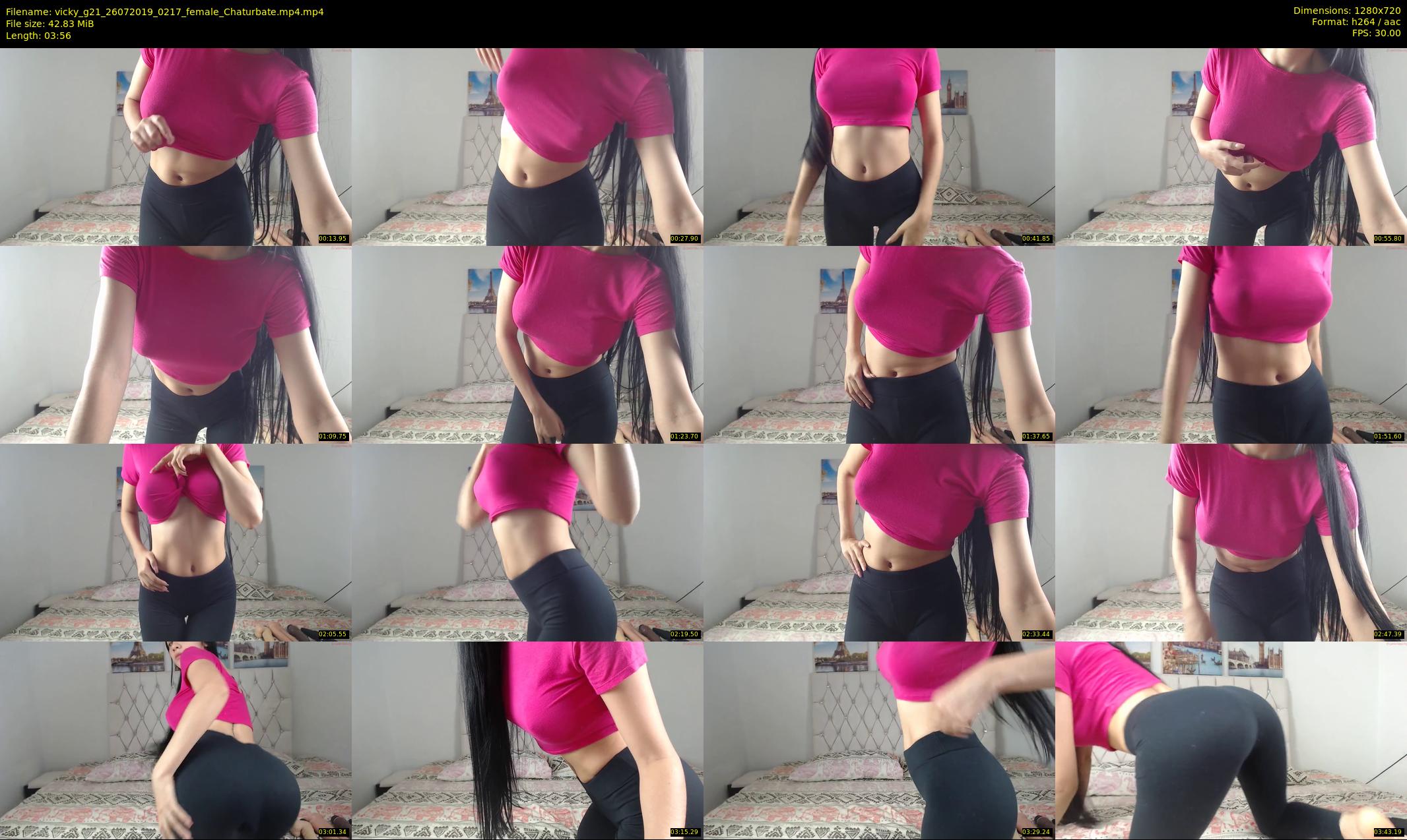 vicky_g21 — 4 minute Chaturbate female cam show recording, 720p, Jul 26, 2019