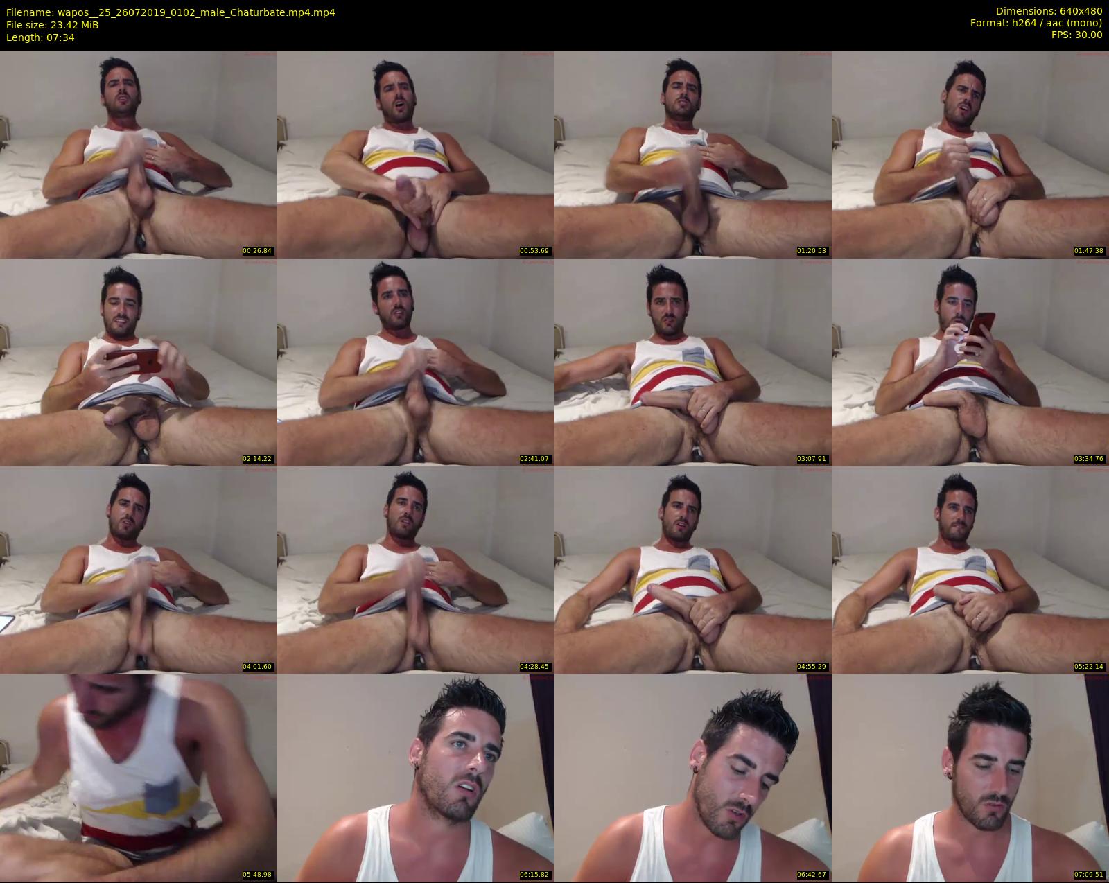 wapos__25 — 8 minute Chaturbate male cam show recording, 480p, Jul 26, 2019