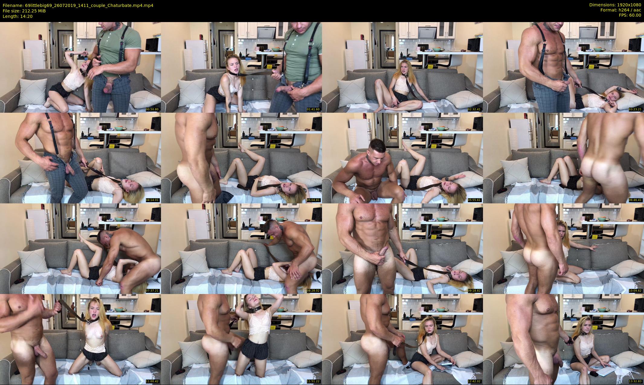 69littlebig69 — 15 minute Chaturbate couple cam show recording, 1080p, Jul 26, 2019