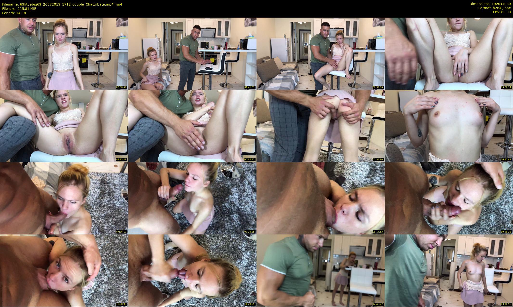 69littlebig69 — 15 minute Chaturbate couple cam show recording, 1080p, Jul 26, 2019