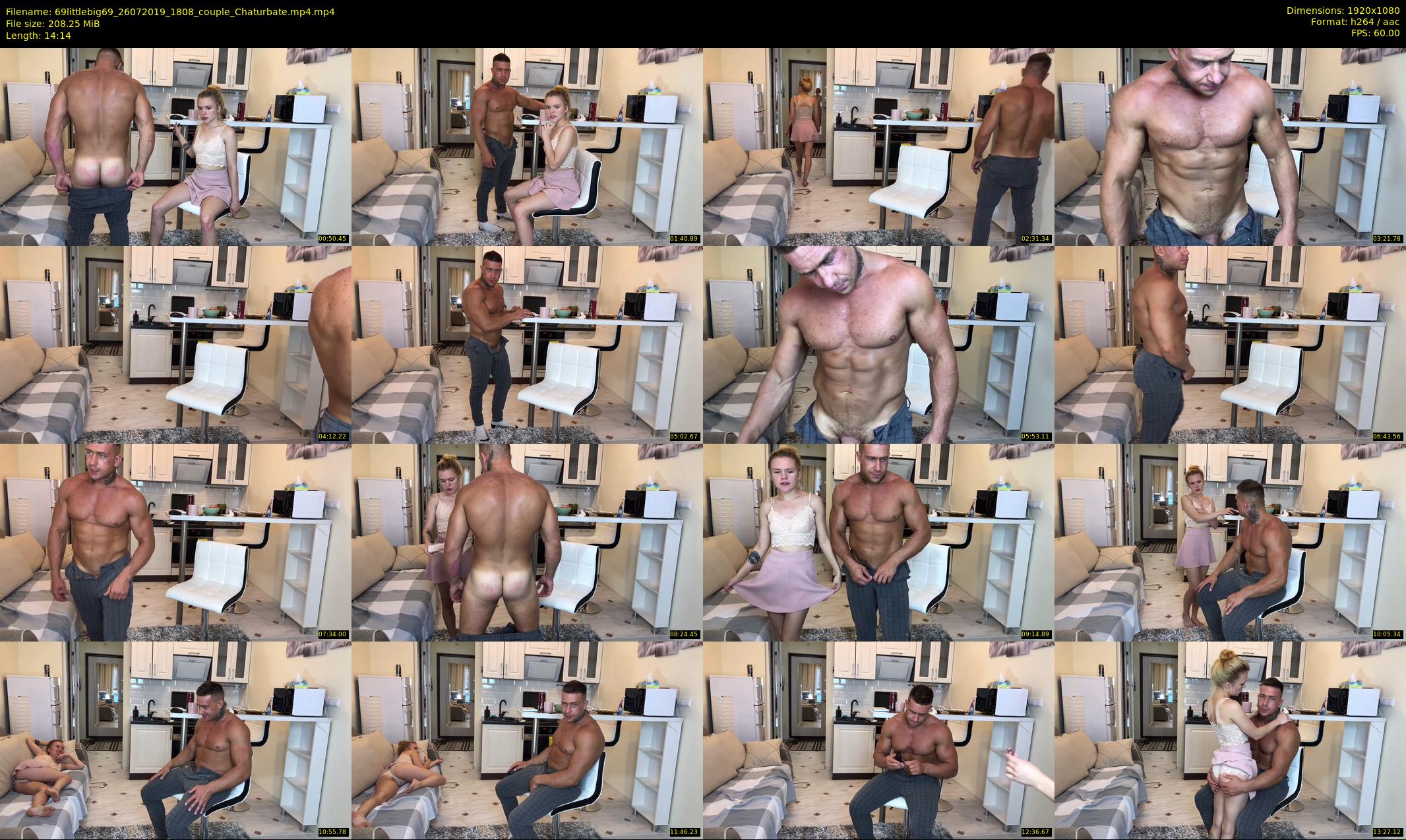 69littlebig69 — 15 minute Chaturbate couple cam show recording, 1080p, Jul 26, 2019