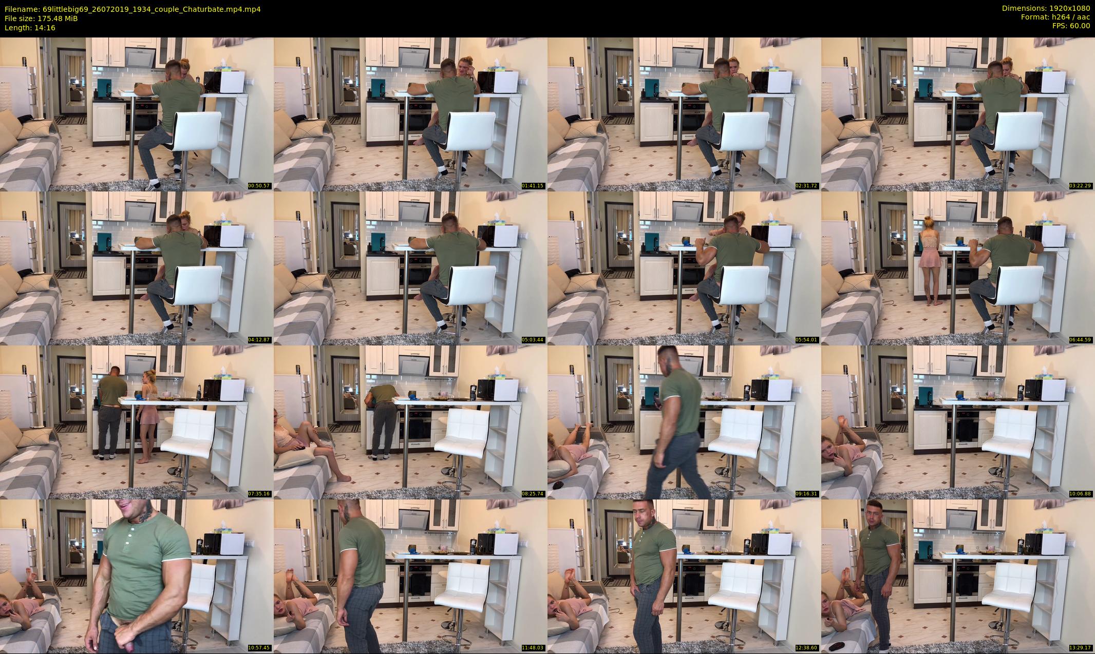 69littlebig69 — 15 minute Chaturbate couple cam show recording, 1080p, Jul 26, 2019