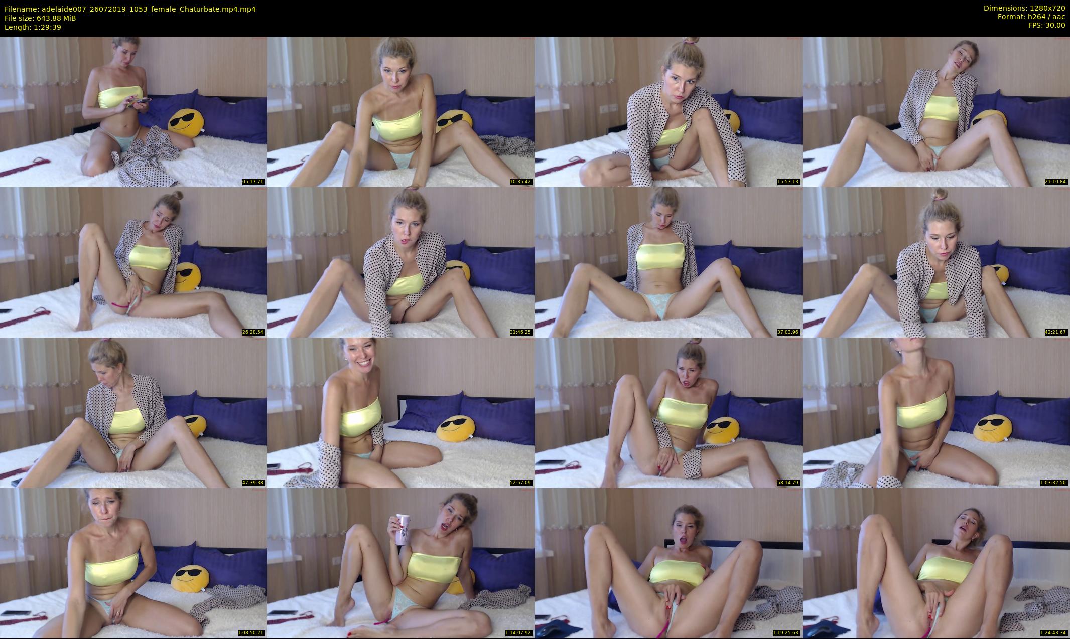 adelaide007 — 90 minute Chaturbate female cam show recording, 720p, Jul 26, 2019