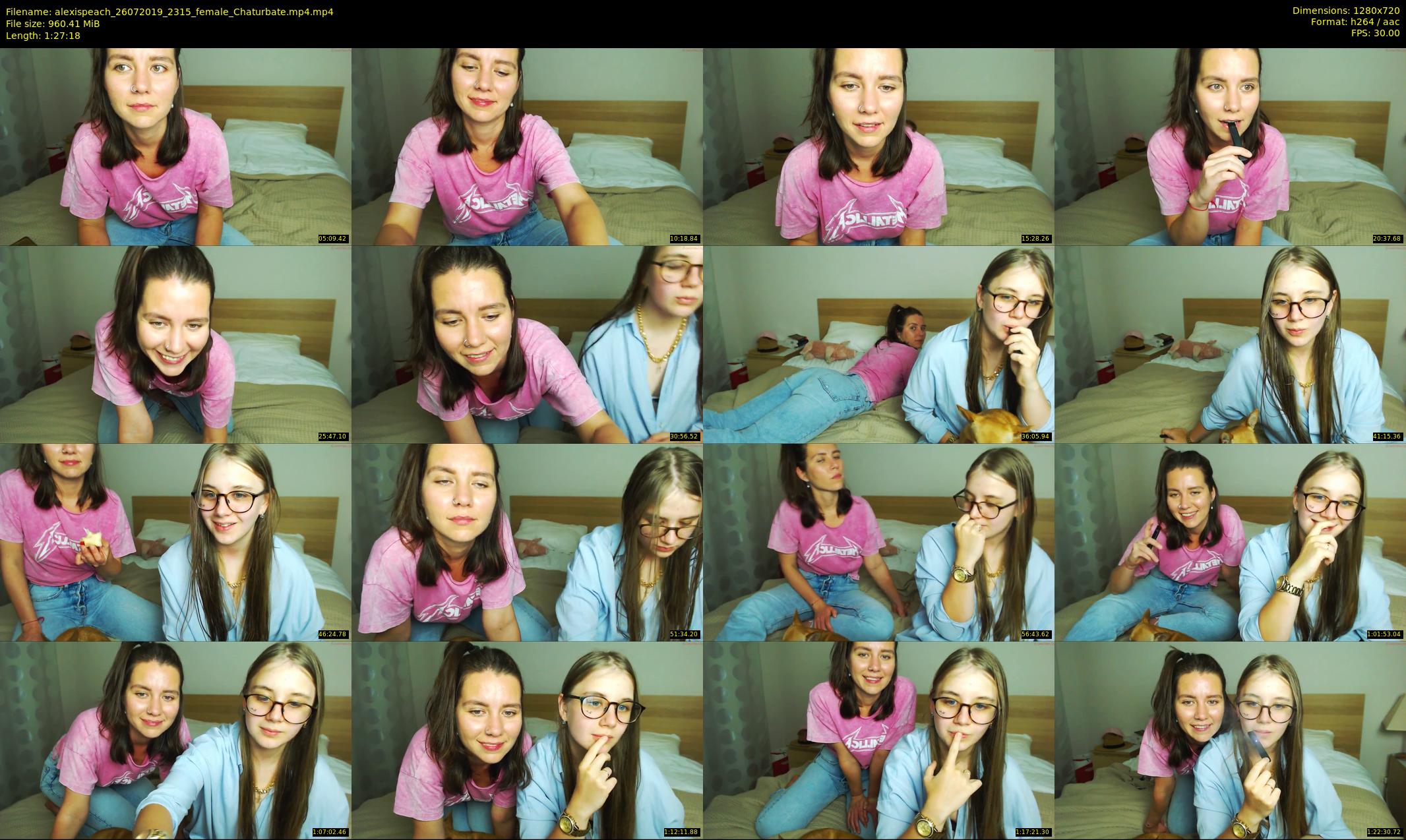 alexispeach — 88 minute Chaturbate female cam show recording, 720p, Jul 26, 2019