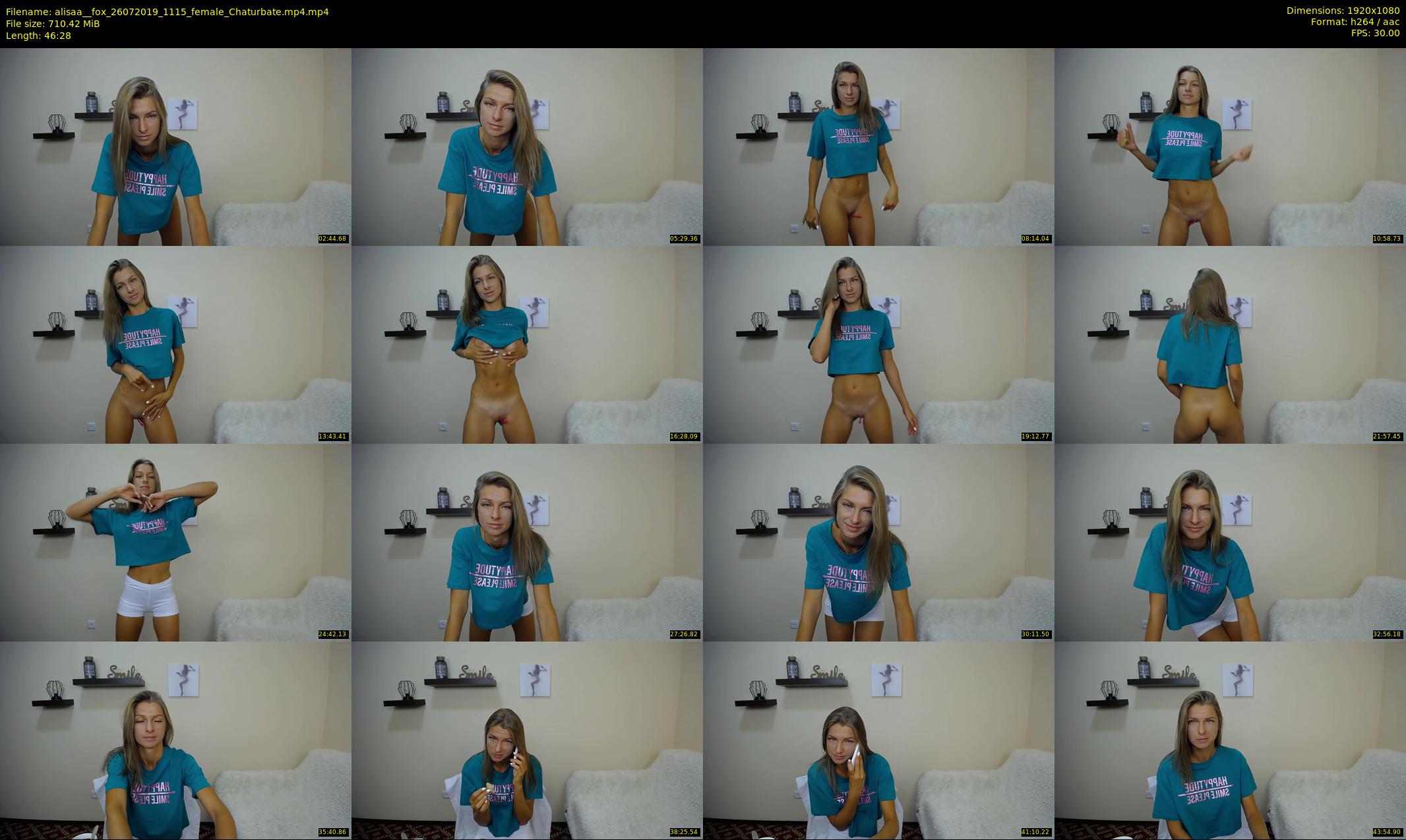 alisaa__fox — 47 minute Chaturbate female cam show recording, 1080p, Jul 26, 2019