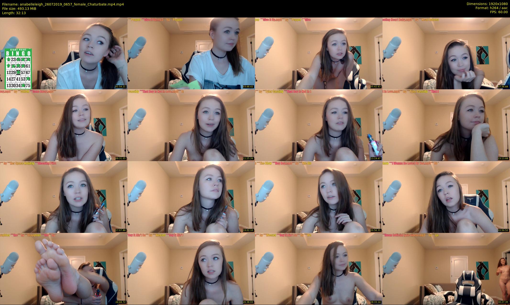 anabelleleigh — 33 minute Chaturbate female cam show recording, 1080p, Jul 26, 2019