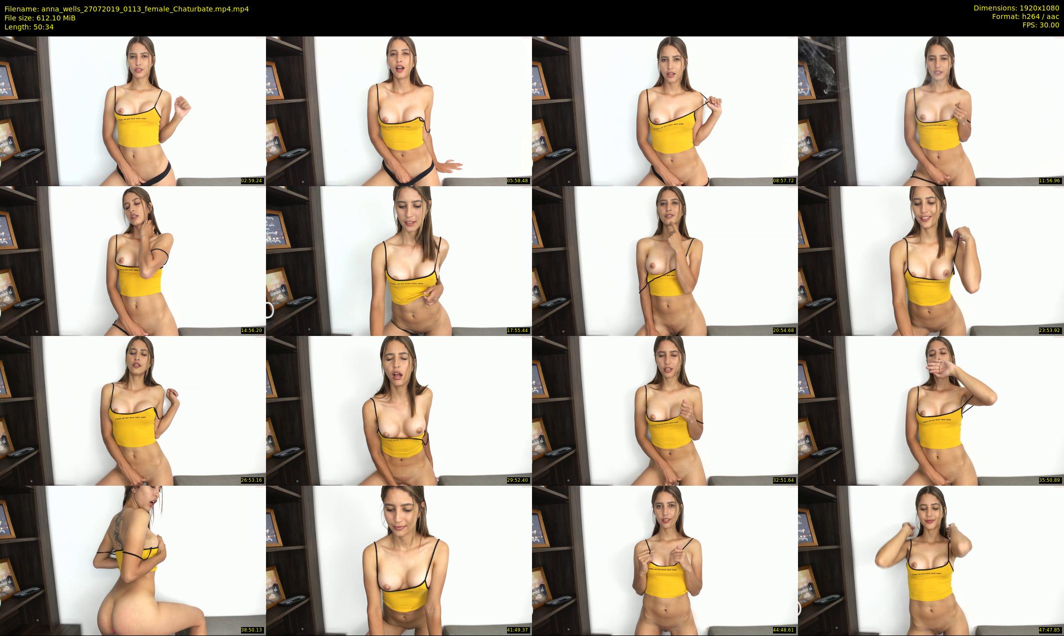 anna_wells — 51 minute Chaturbate female cam show recording, 1080p, Jul 27, 2019