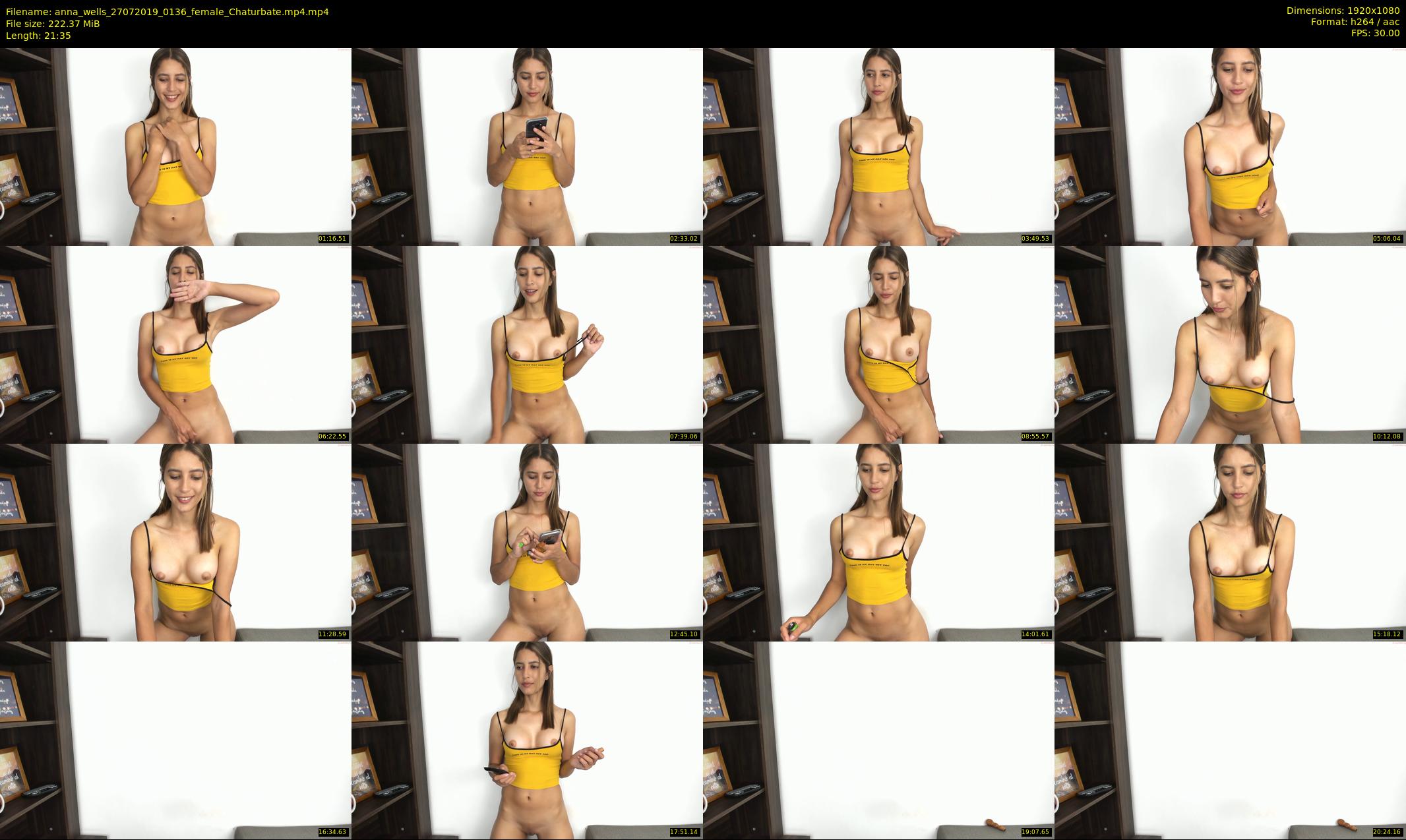 anna_wells — 22 minute Chaturbate female cam show recording, 1080p, Jul 27, 2019