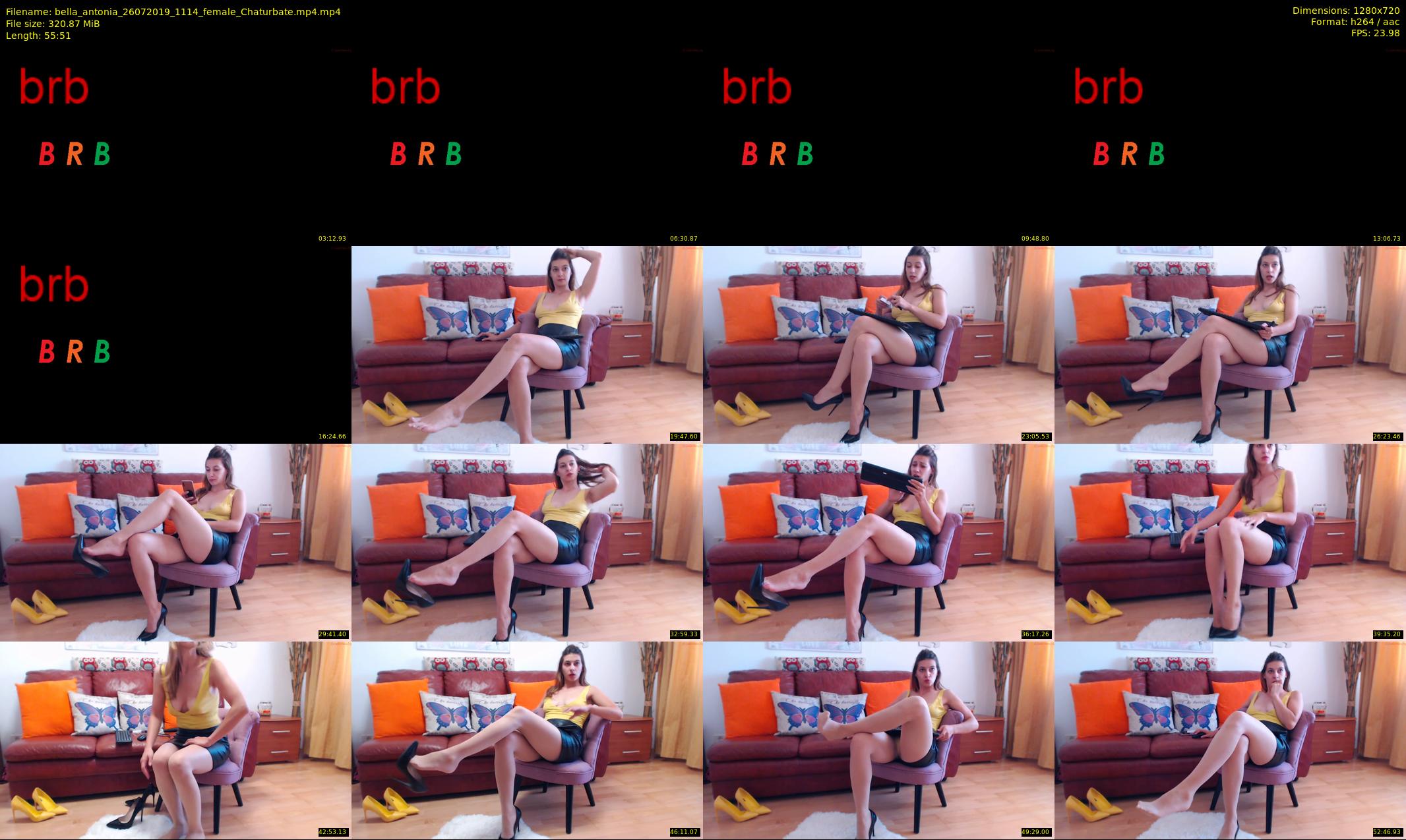 bella_antonia — 56 minute Chaturbate female cam show recording, 720p, Jul 26, 2019