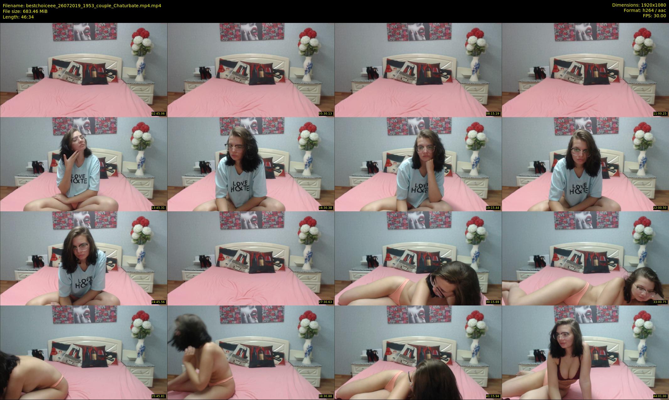 bestchoiceee — 47 minute Chaturbate couple cam show recording, 1080p, Jul 26, 2019