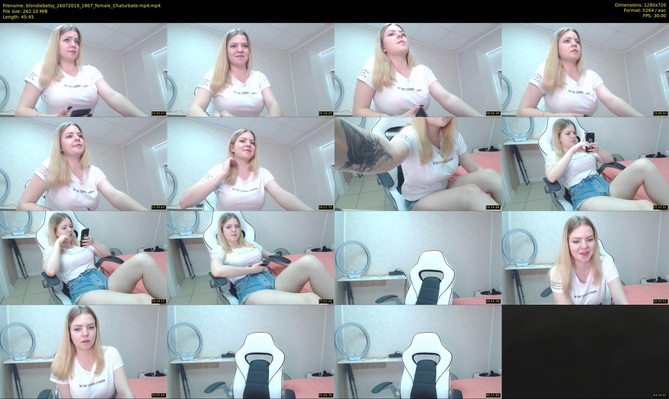 blondiebetsy — 46 minute Chaturbate female cam show recording, 720p, Jul 26, 2019